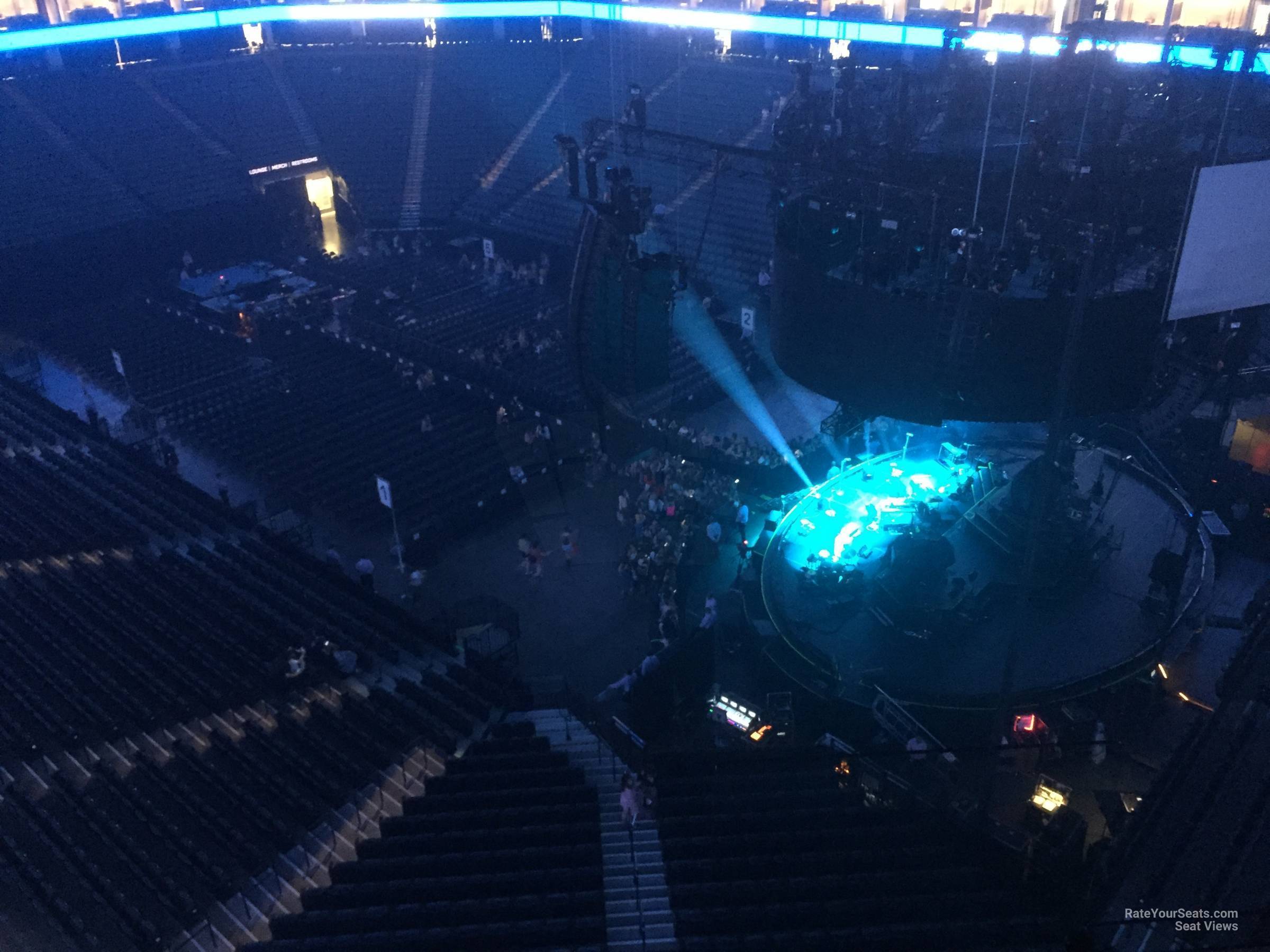 section 201, row c seat view  for concert - golden 1 center