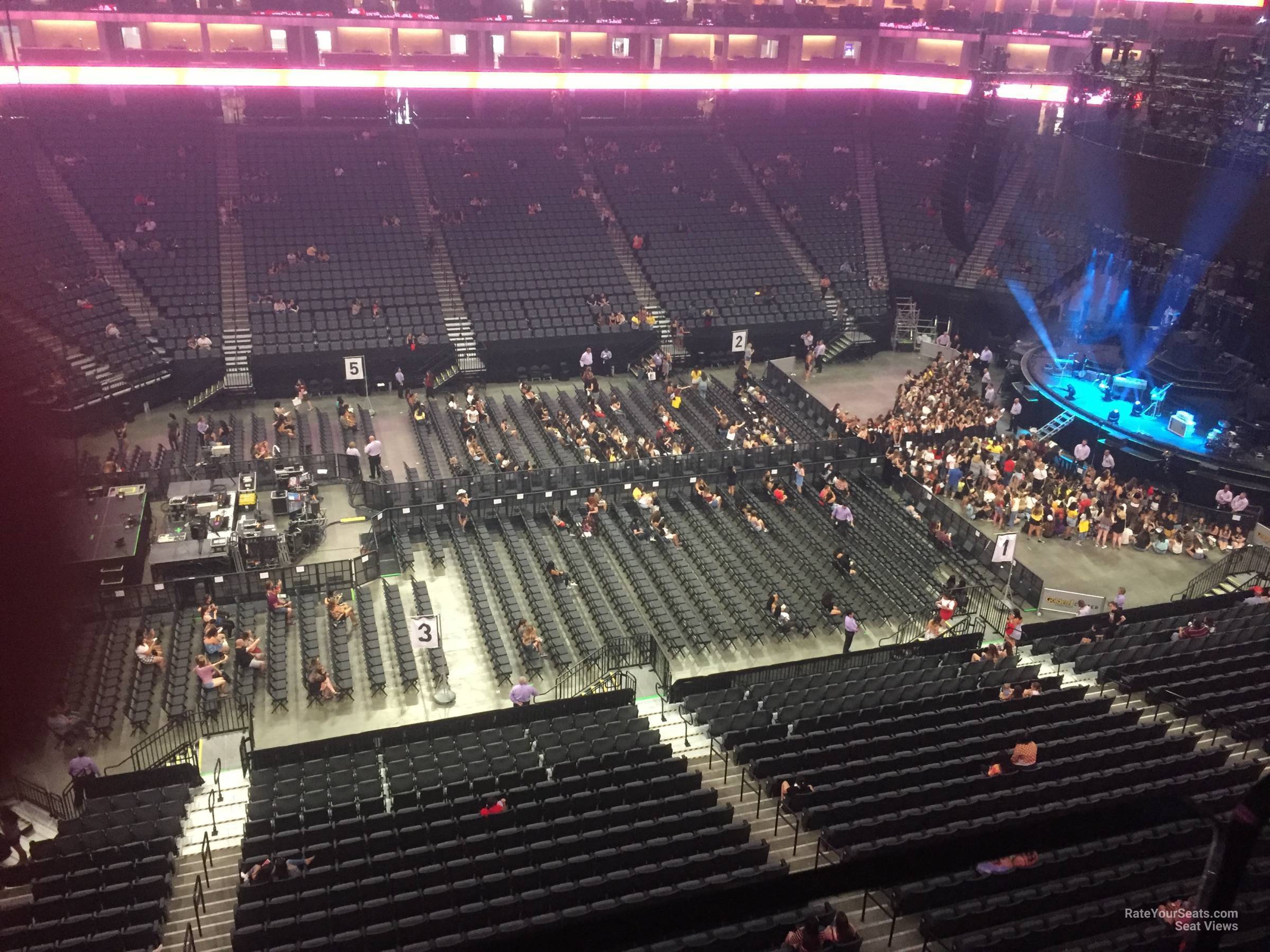 section 206, row c seat view  for concert - golden 1 center