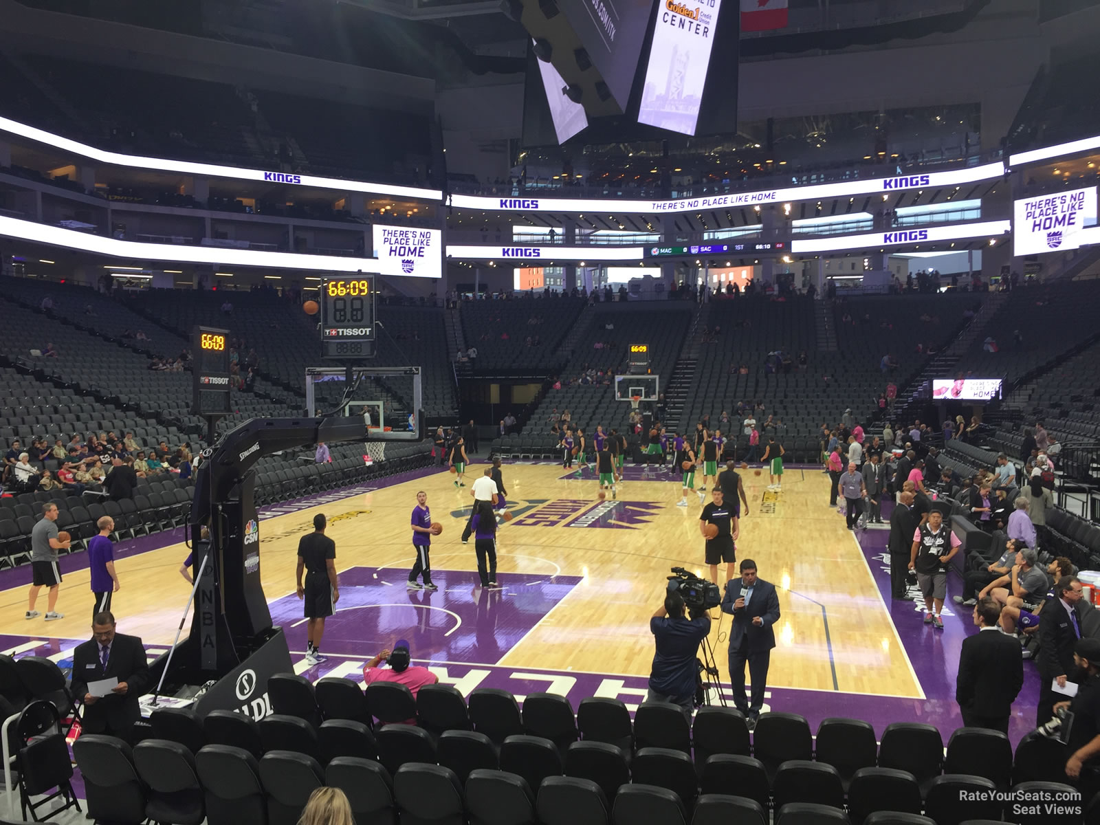 section 113, row dd seat view  for basketball - golden 1 center