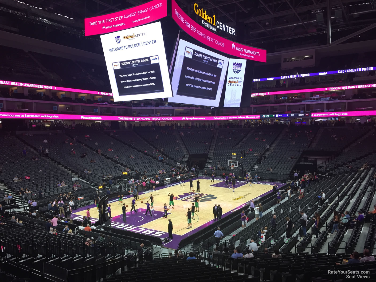 Golden 1 Center, section 121, home of Sacramento Kings, page 1