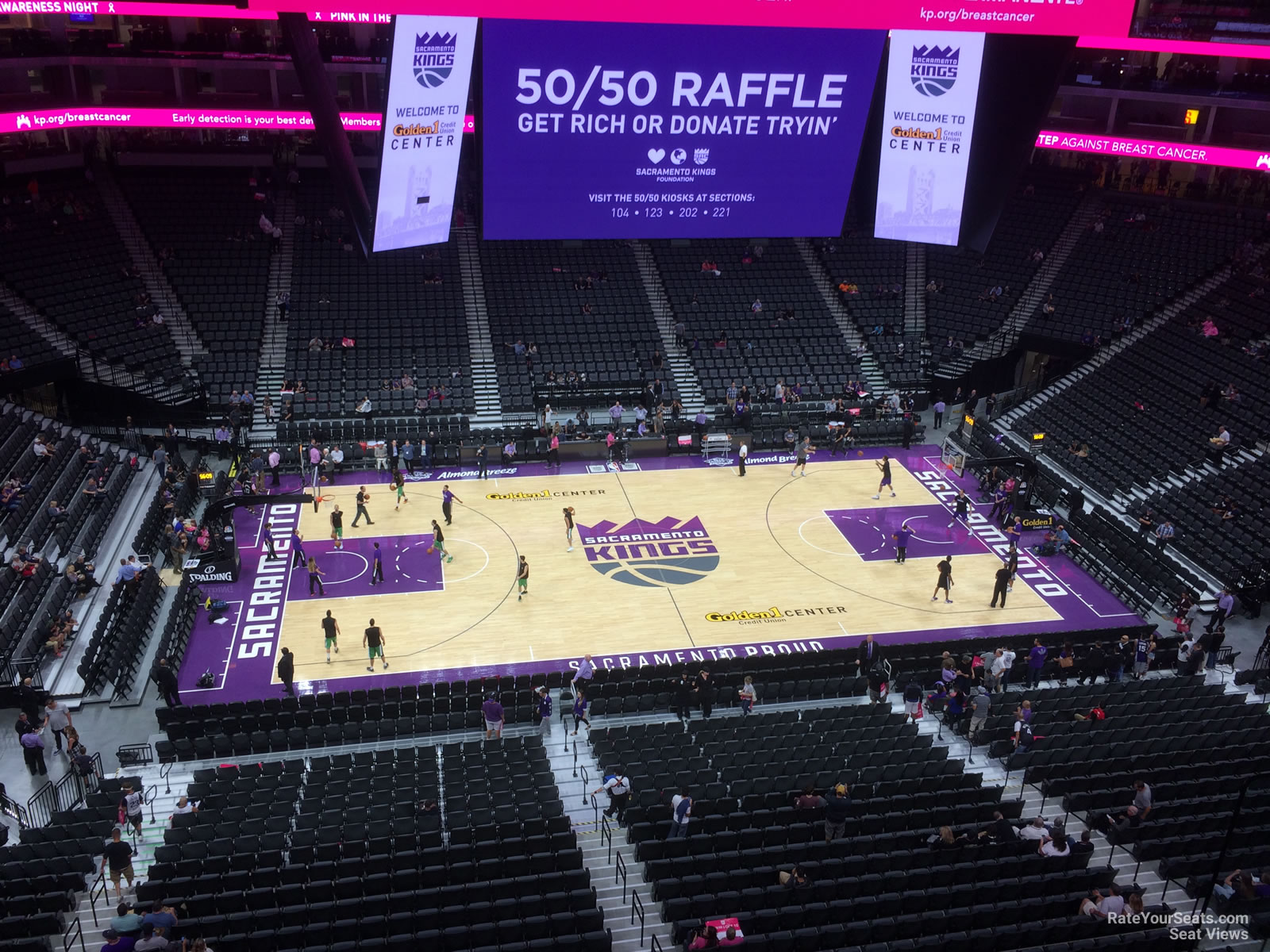 Section 218 at Golden 1 Center