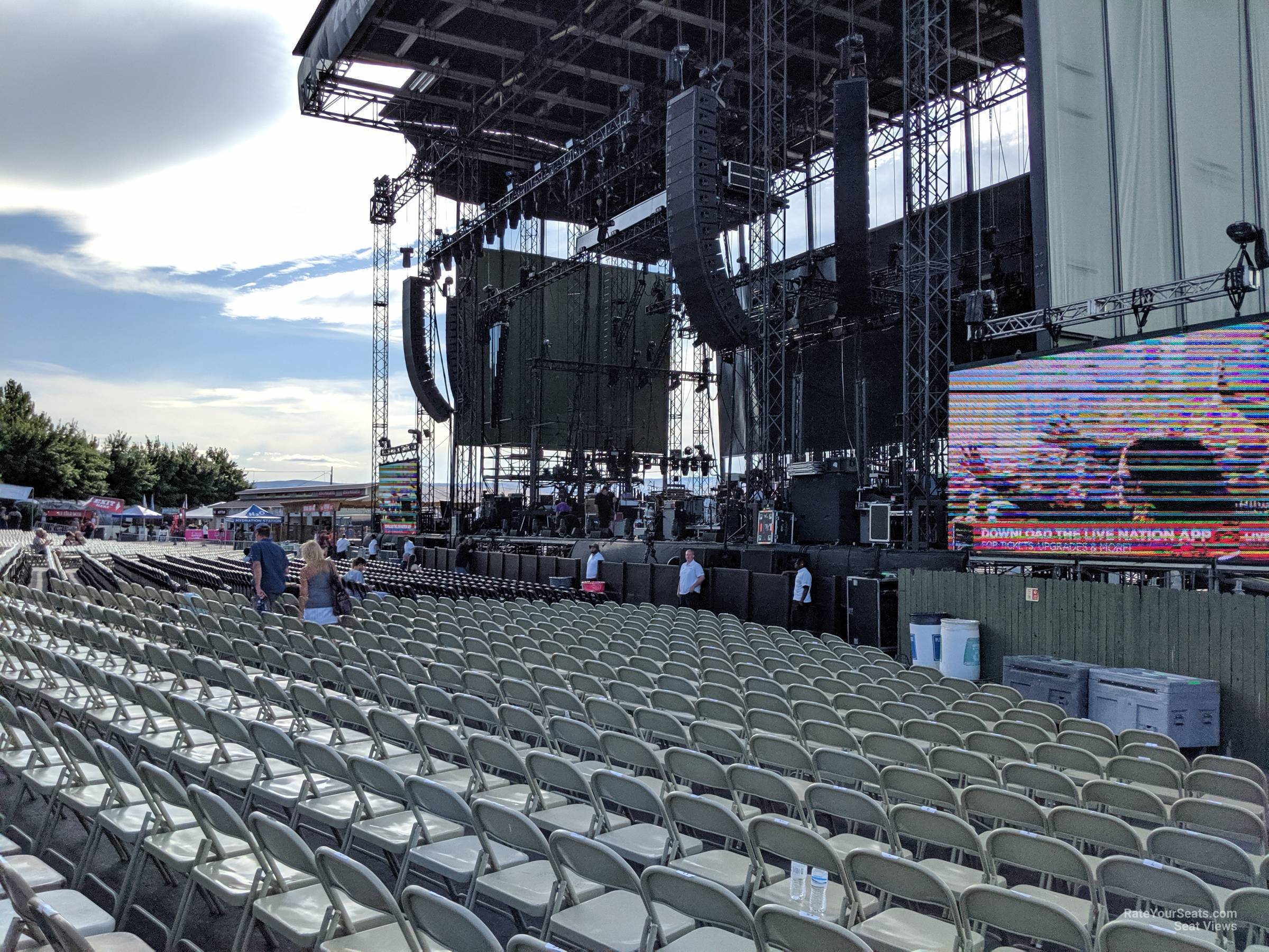 Gorge Amphitheater Detailed Seating Chart | Elcho Table