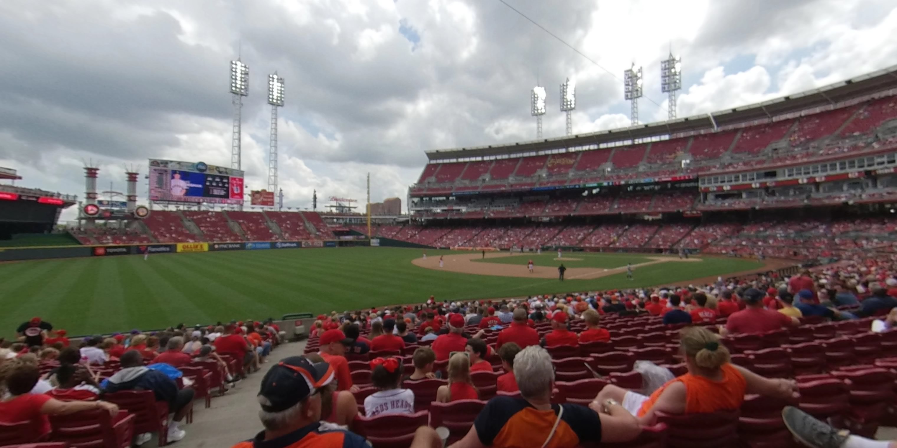 Section 111 at Great American Ball Park Cincinnati Reds