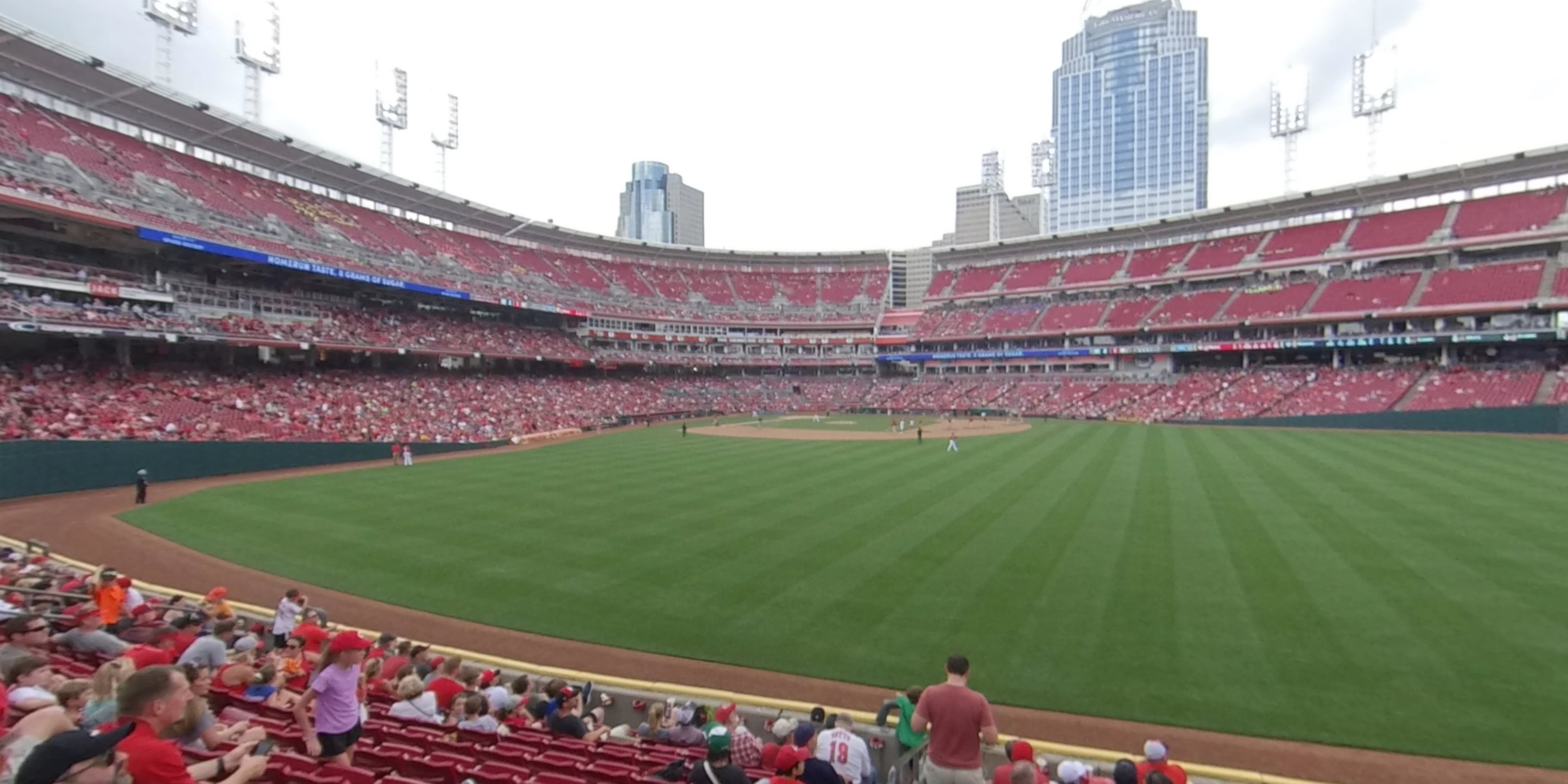 section 143 panoramic seat view  for baseball - great american ball park