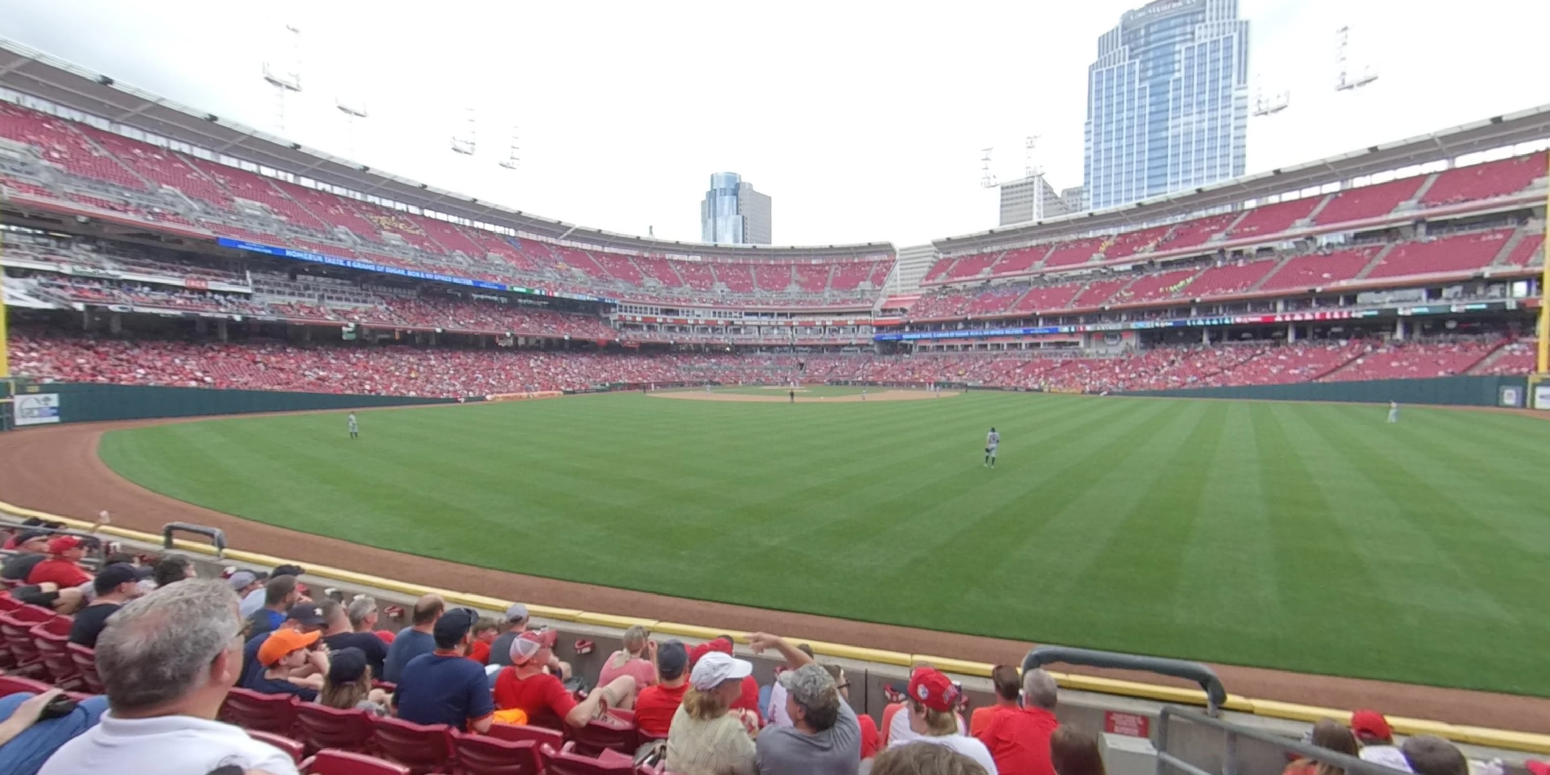 section 145 panoramic seat view  for baseball - great american ball park