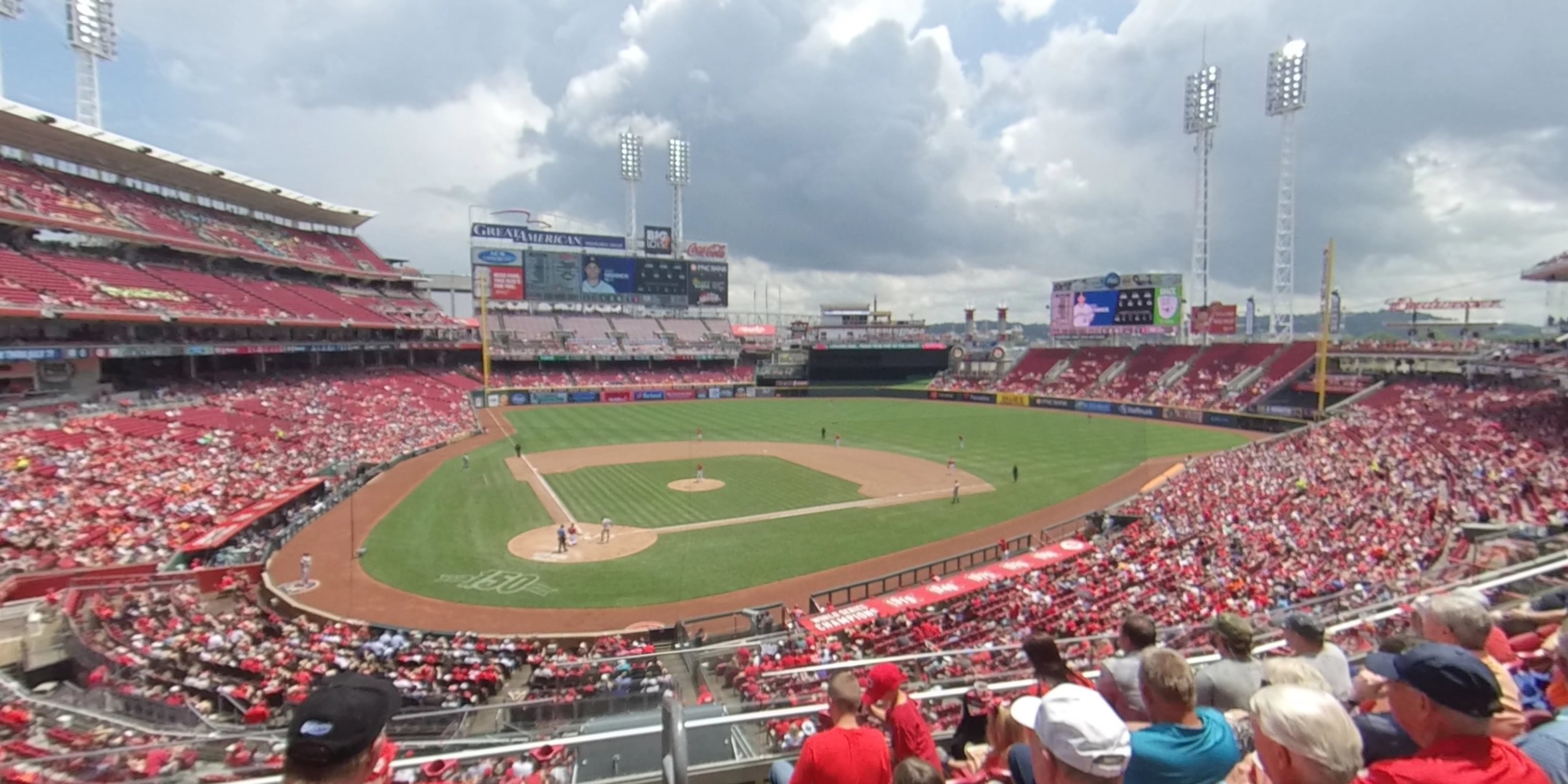 section 226 panoramic seat view  for baseball - great american ball park