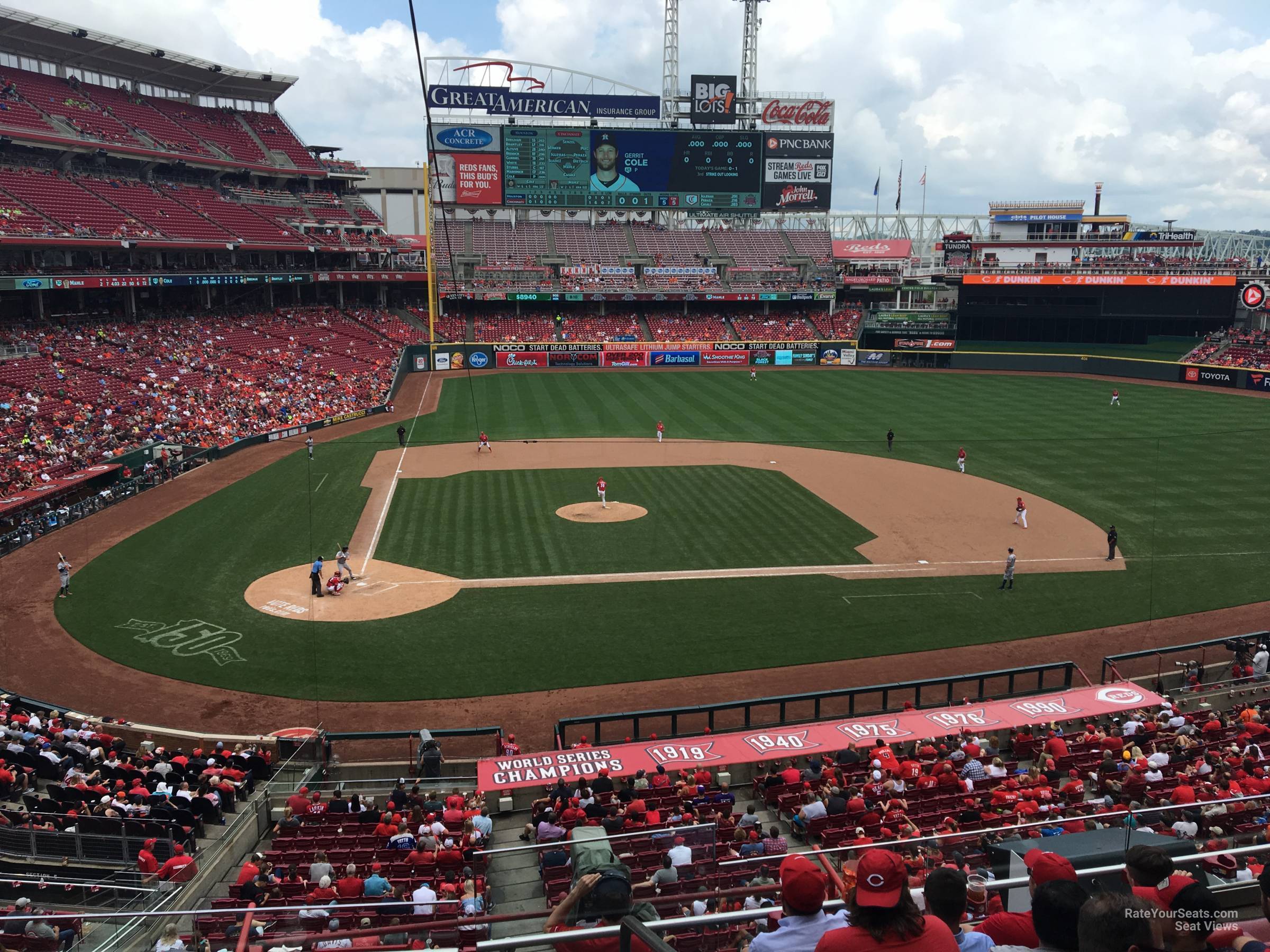Section 228 at Great American Ball Park 