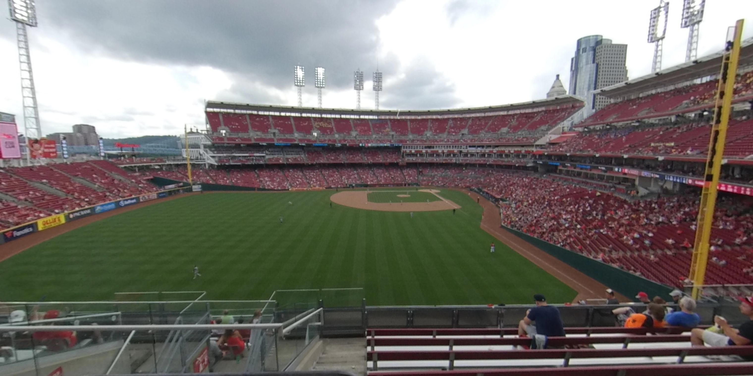 section 403 panoramic seat view  for baseball - great american ball park