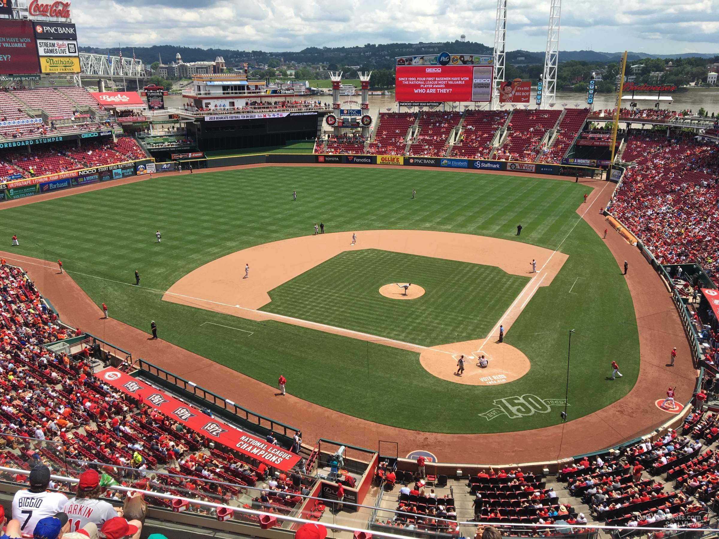 Section 523 at Great American Ball Park 
