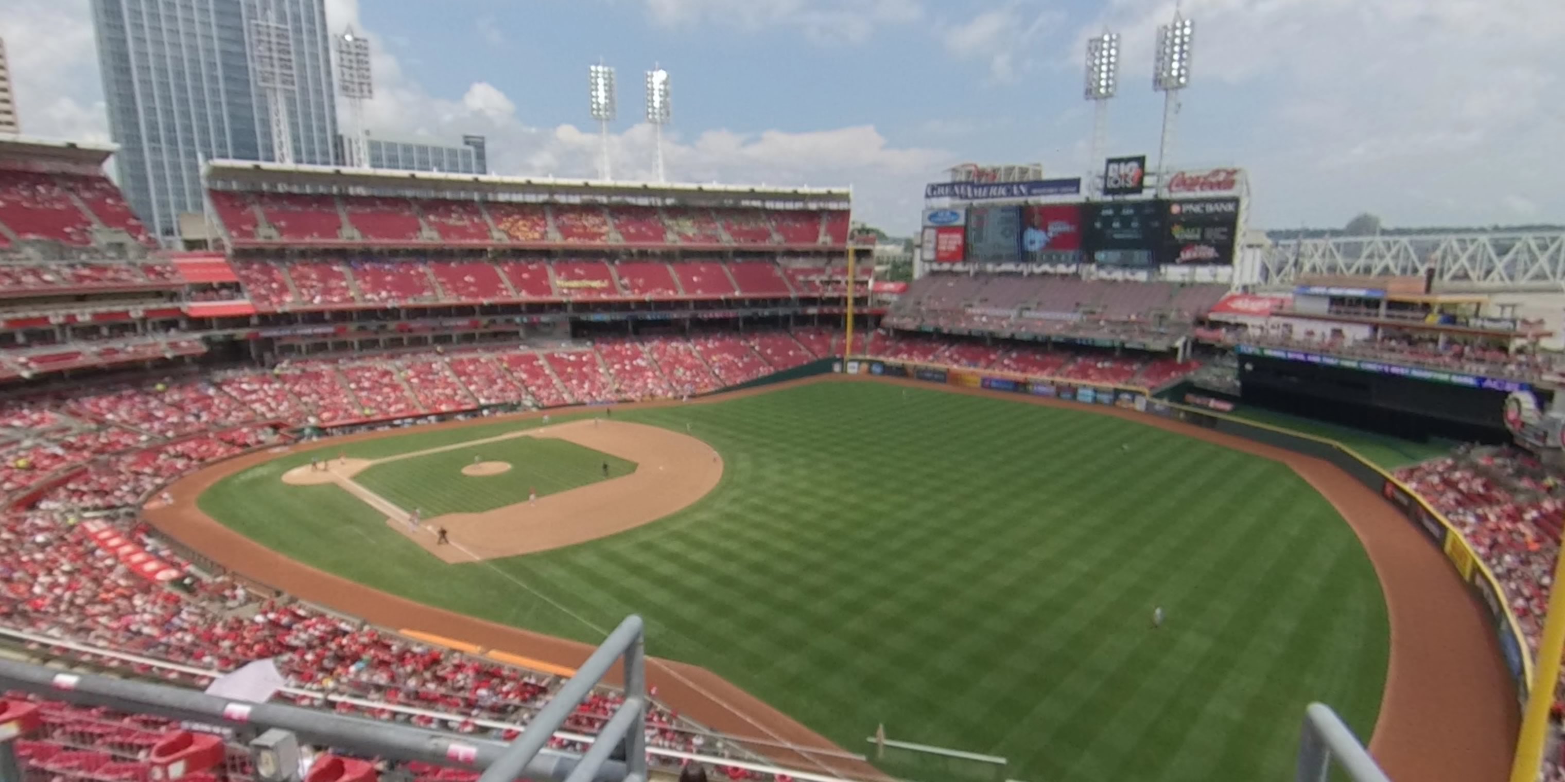 section 436 panoramic seat view  for baseball - great american ball park