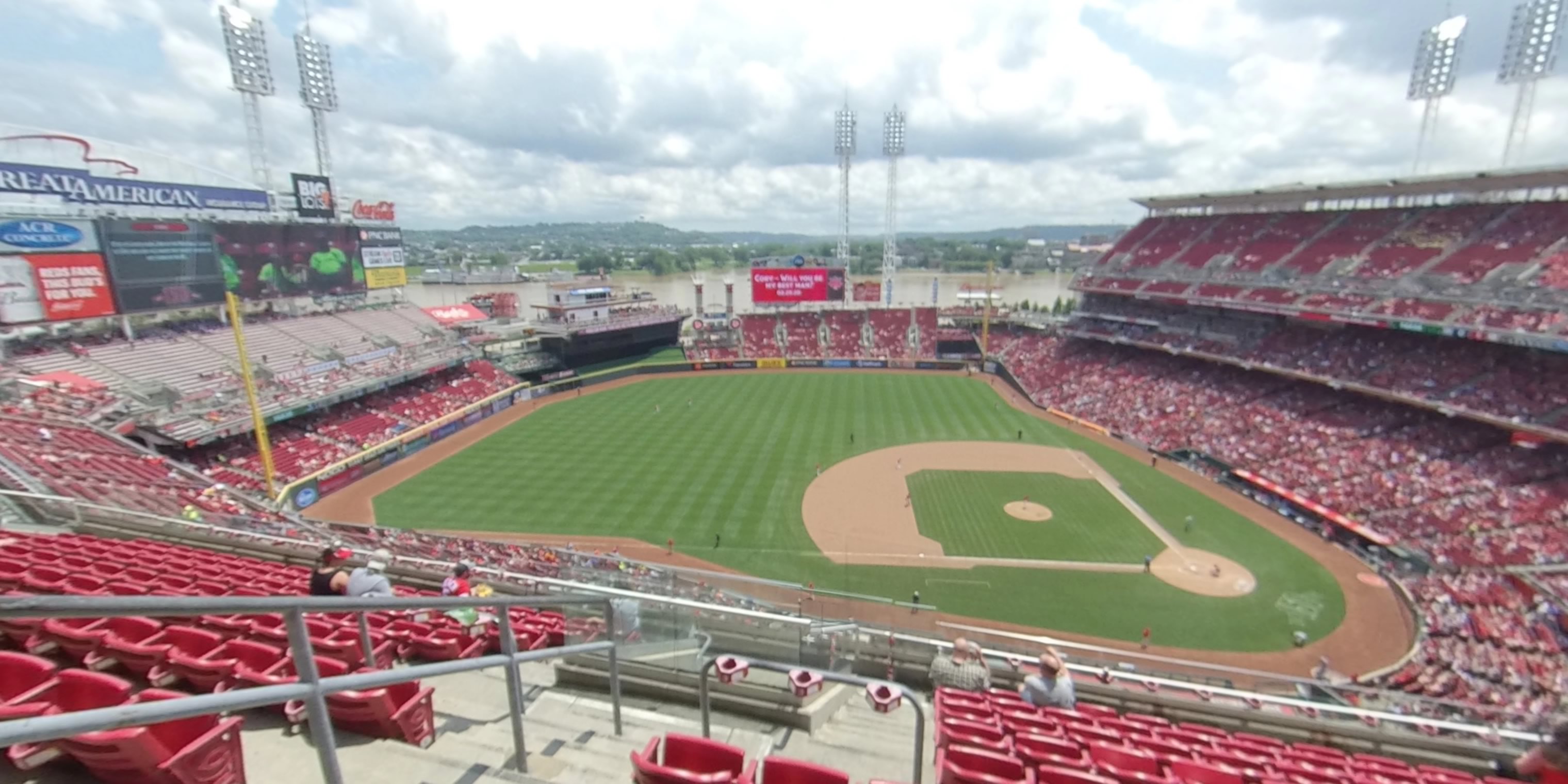 section 516 panoramic seat view  for baseball - great american ball park