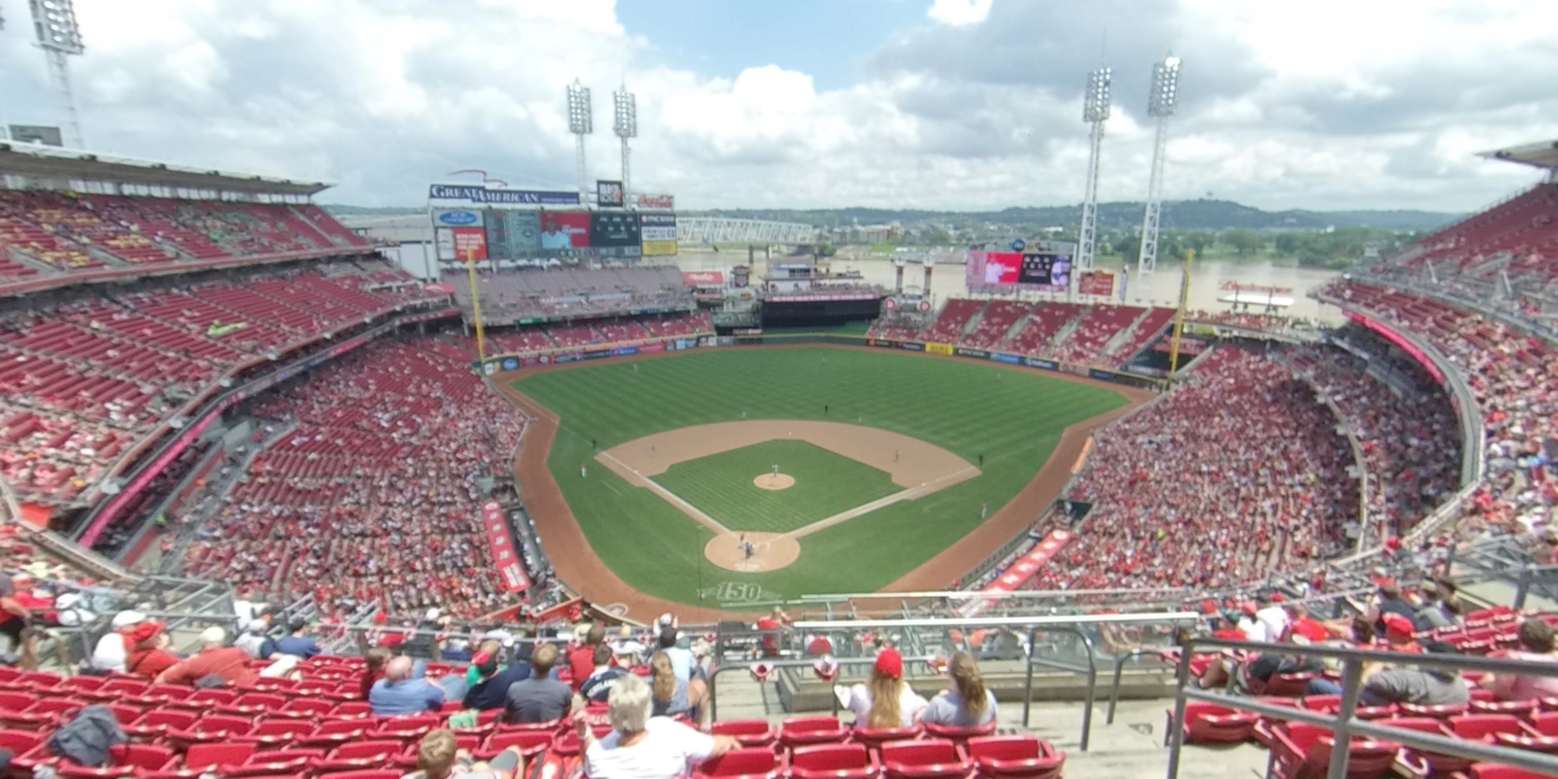 section 524 panoramic seat view  for baseball - great american ball park