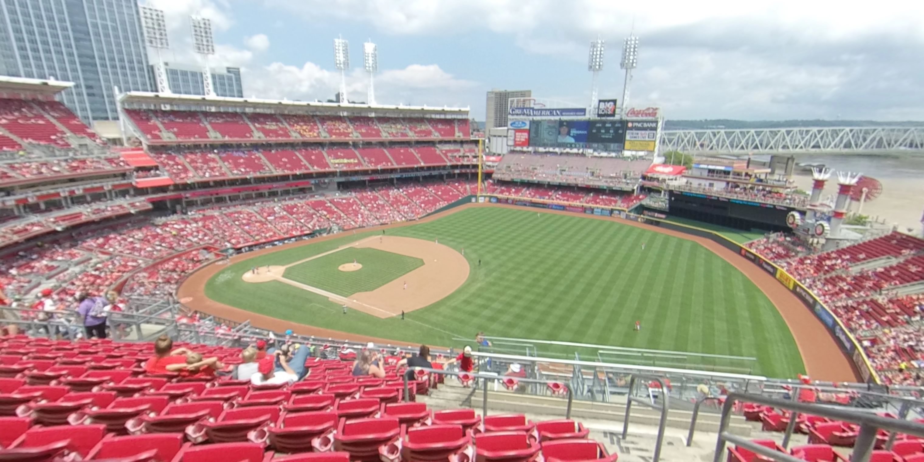 section 534 panoramic seat view  for baseball - great american ball park