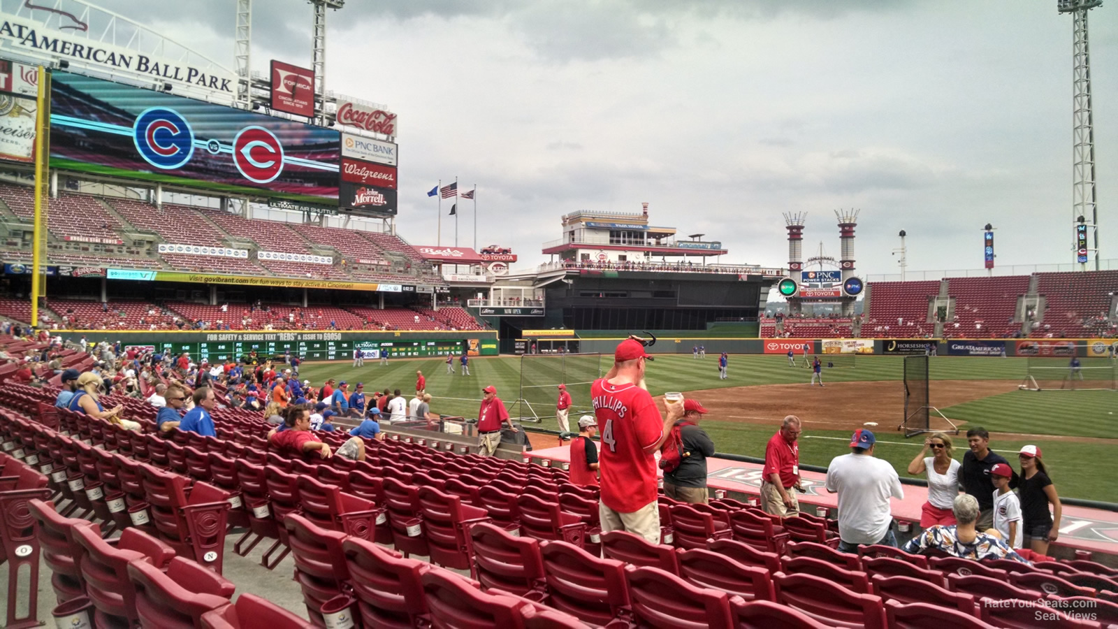 Great American Ball Park, section 117, home of Cincinnati Reds, page 1