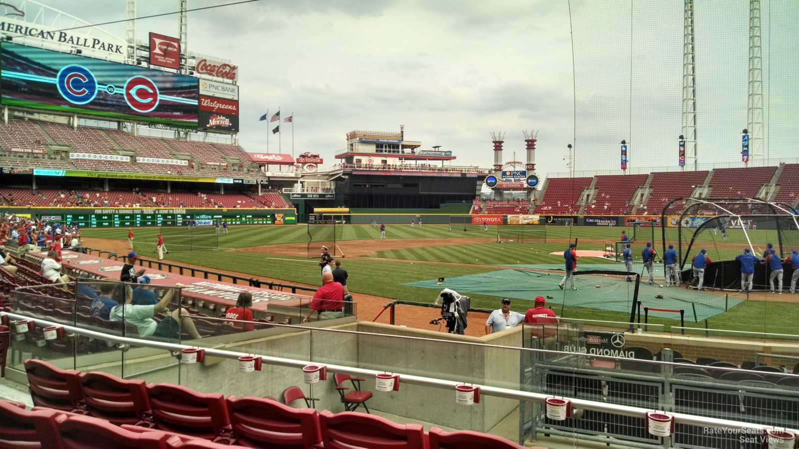 Great American Ball Park, section 120, home of Cincinnati Reds, page 1