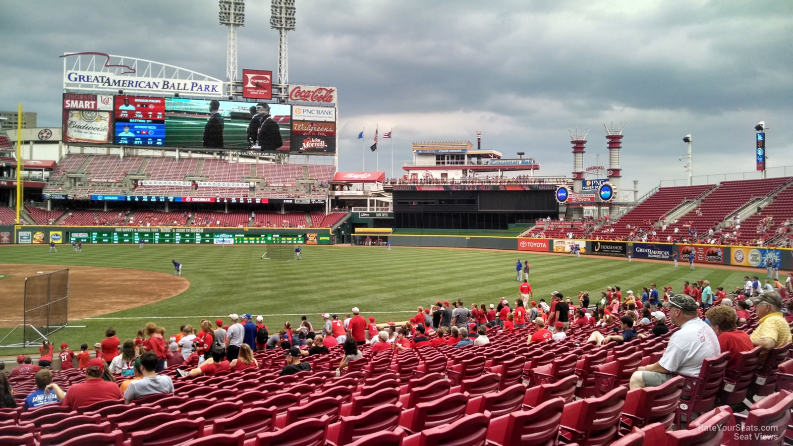 Section 132 at Great American Ball Park 