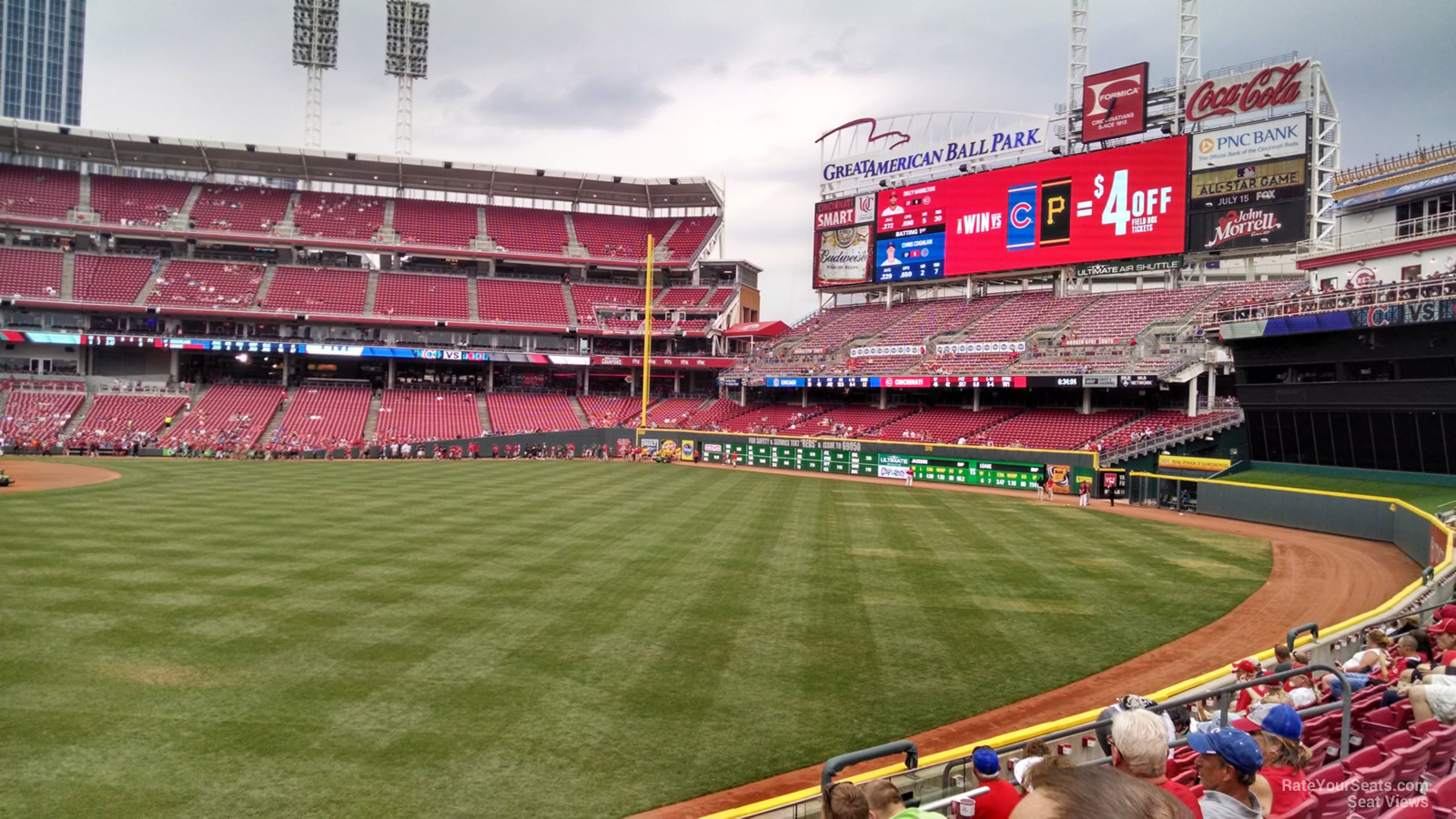 Section 414 at Great American Ball Park 