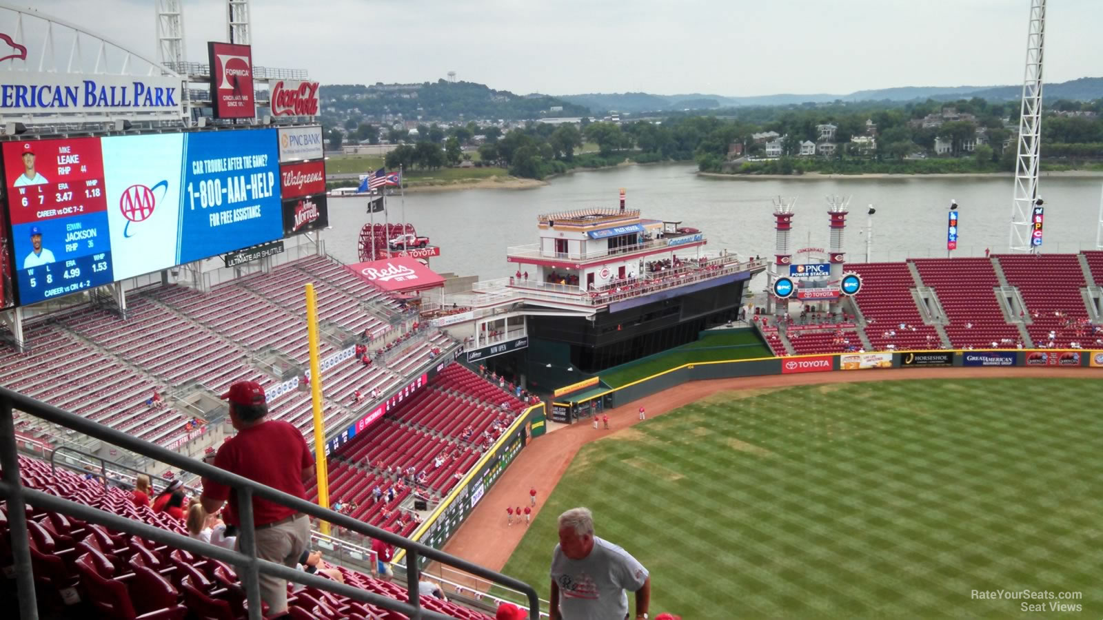 Section 514 at Great American Ball Park 