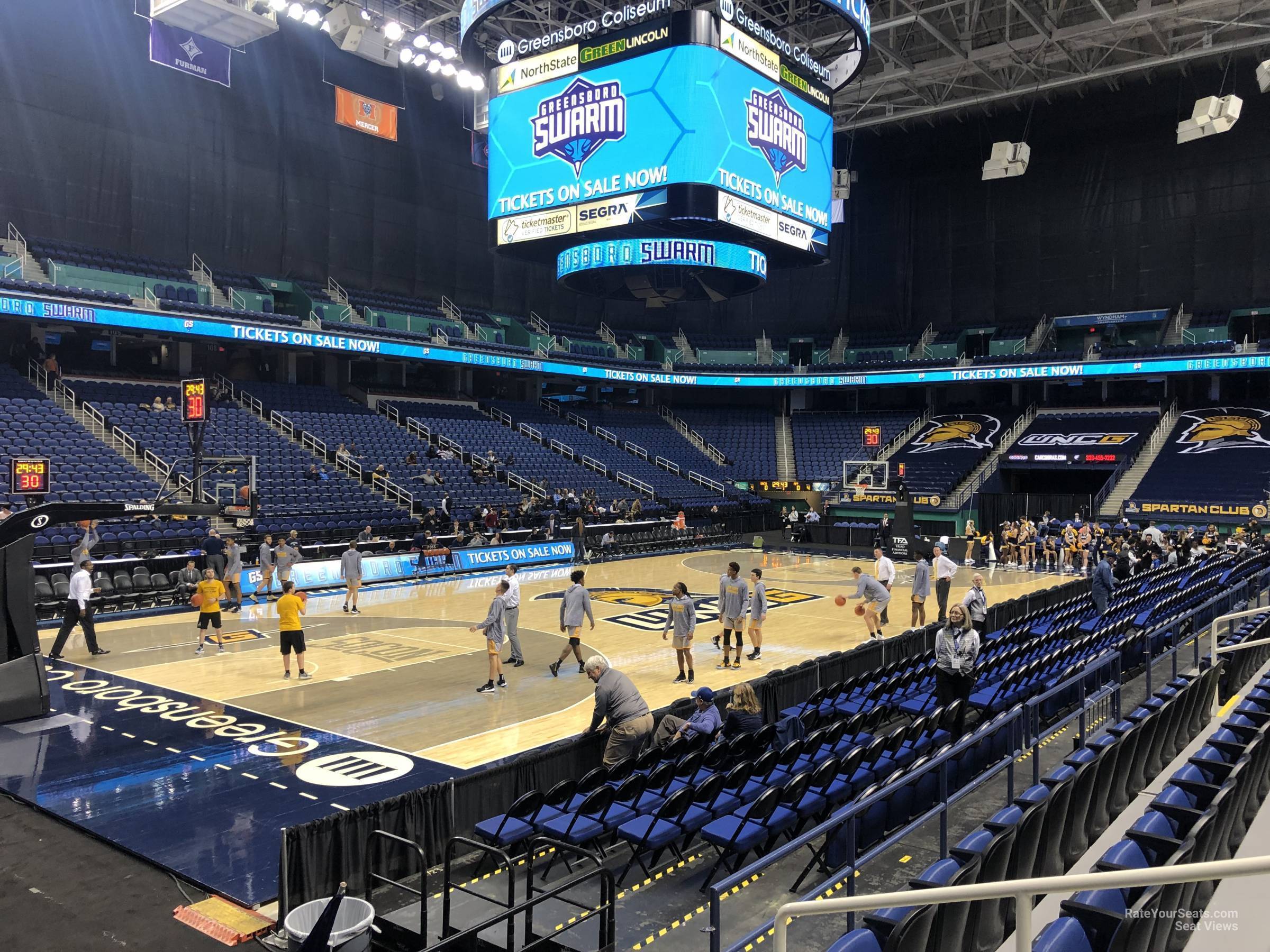 Section 122 at Greensboro Coliseum RateYourSeats