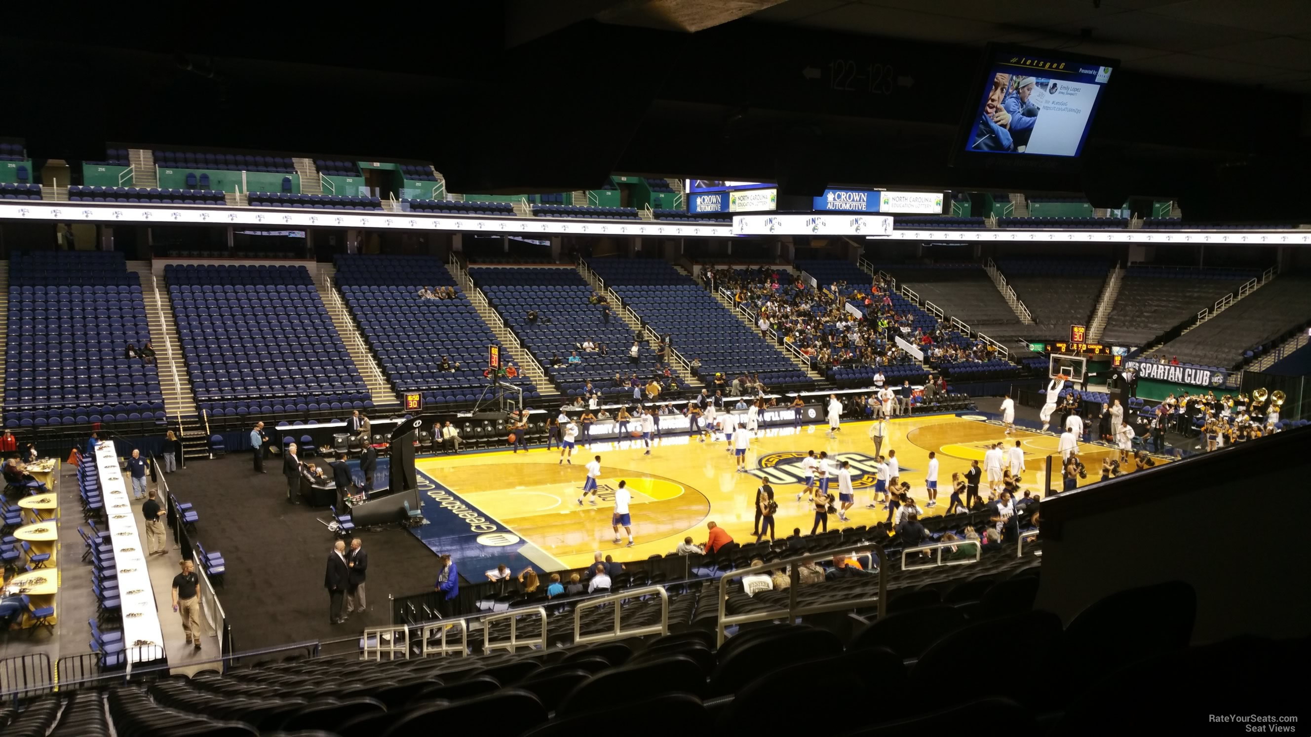 Section 122 at Greensboro Coliseum RateYourSeats