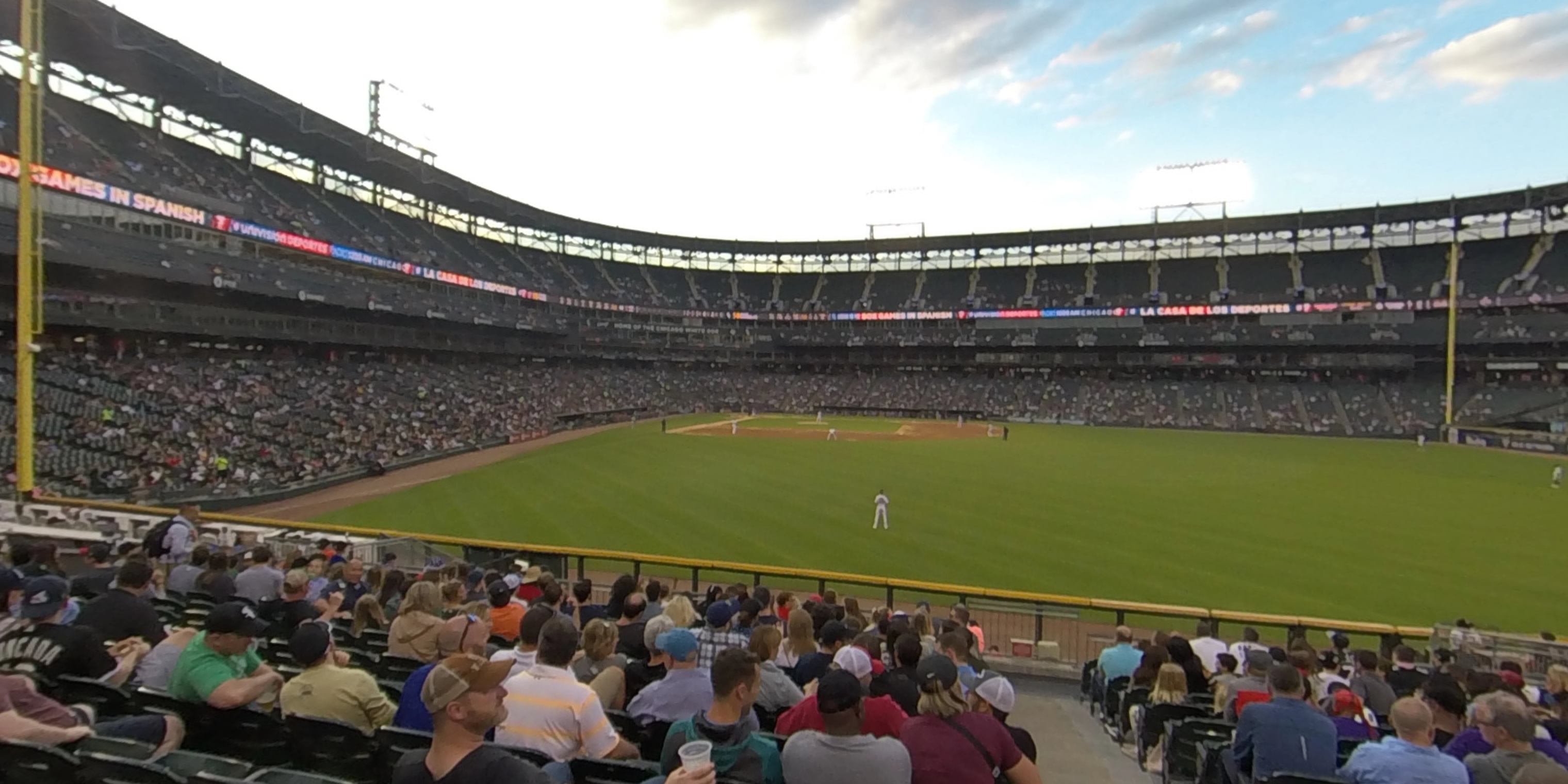 section 104 panoramic seat view  - guaranteed rate field