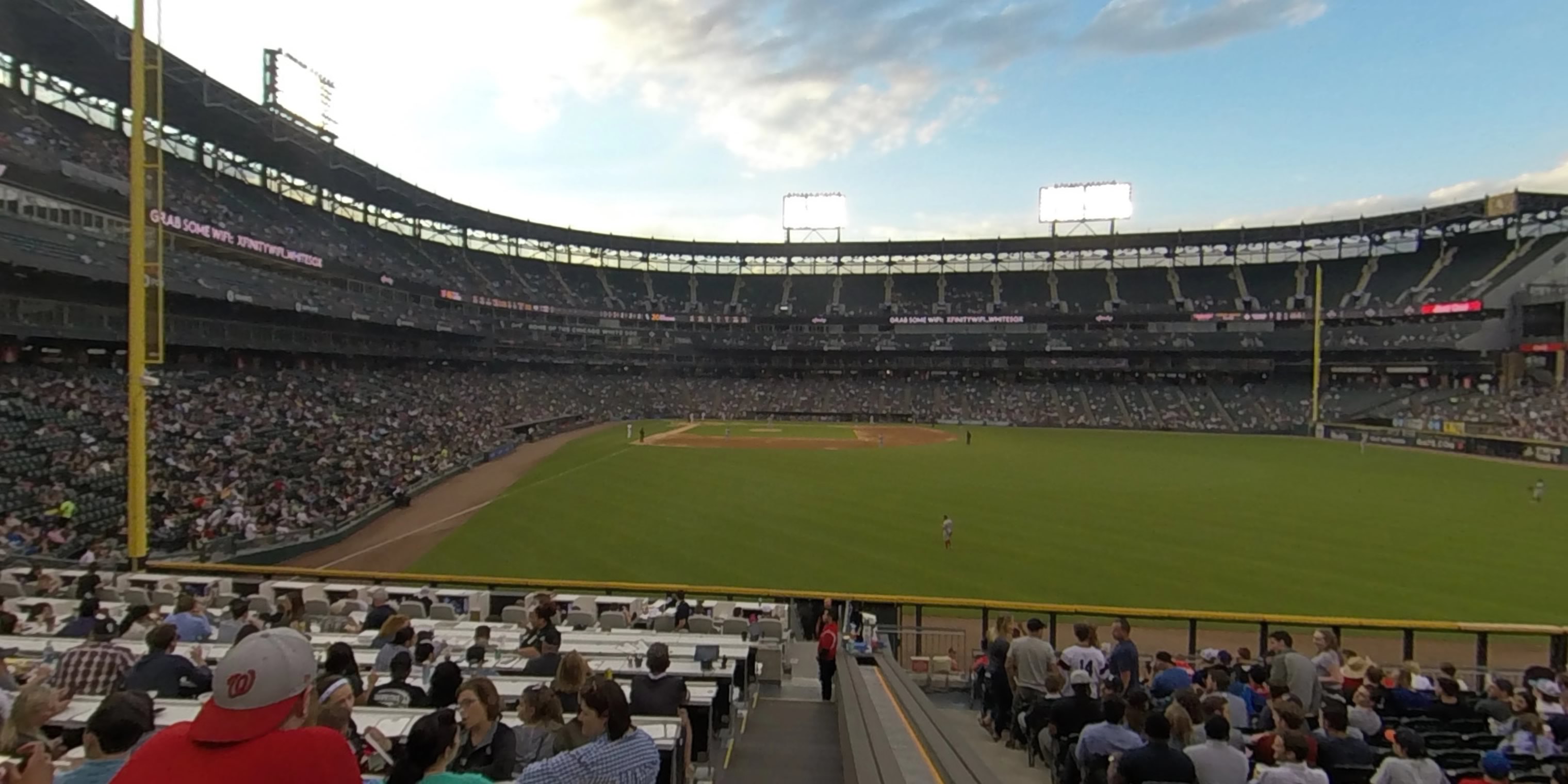 section 105 panoramic seat view  - guaranteed rate field