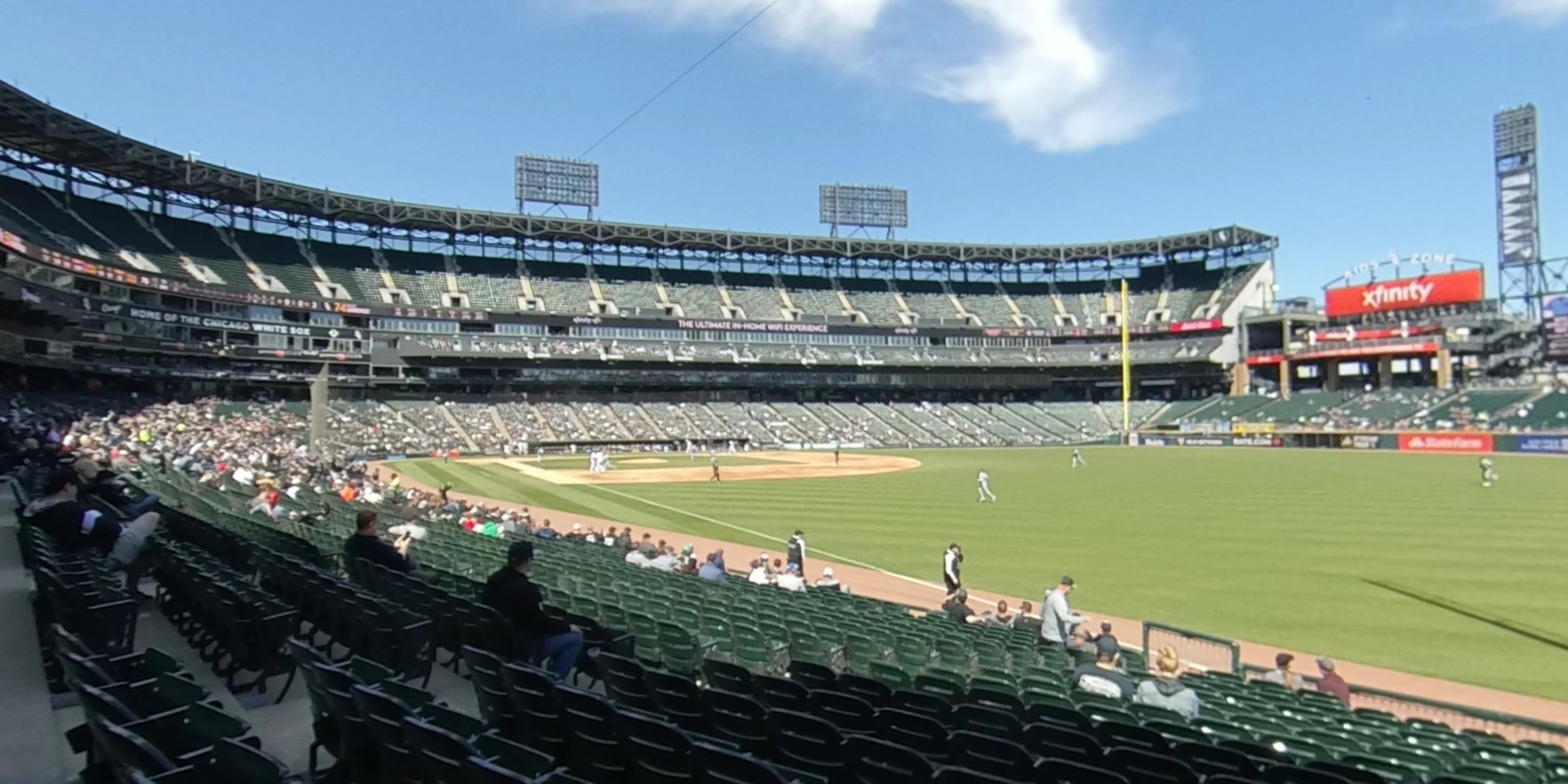 section 110 panoramic seat view  - guaranteed rate field
