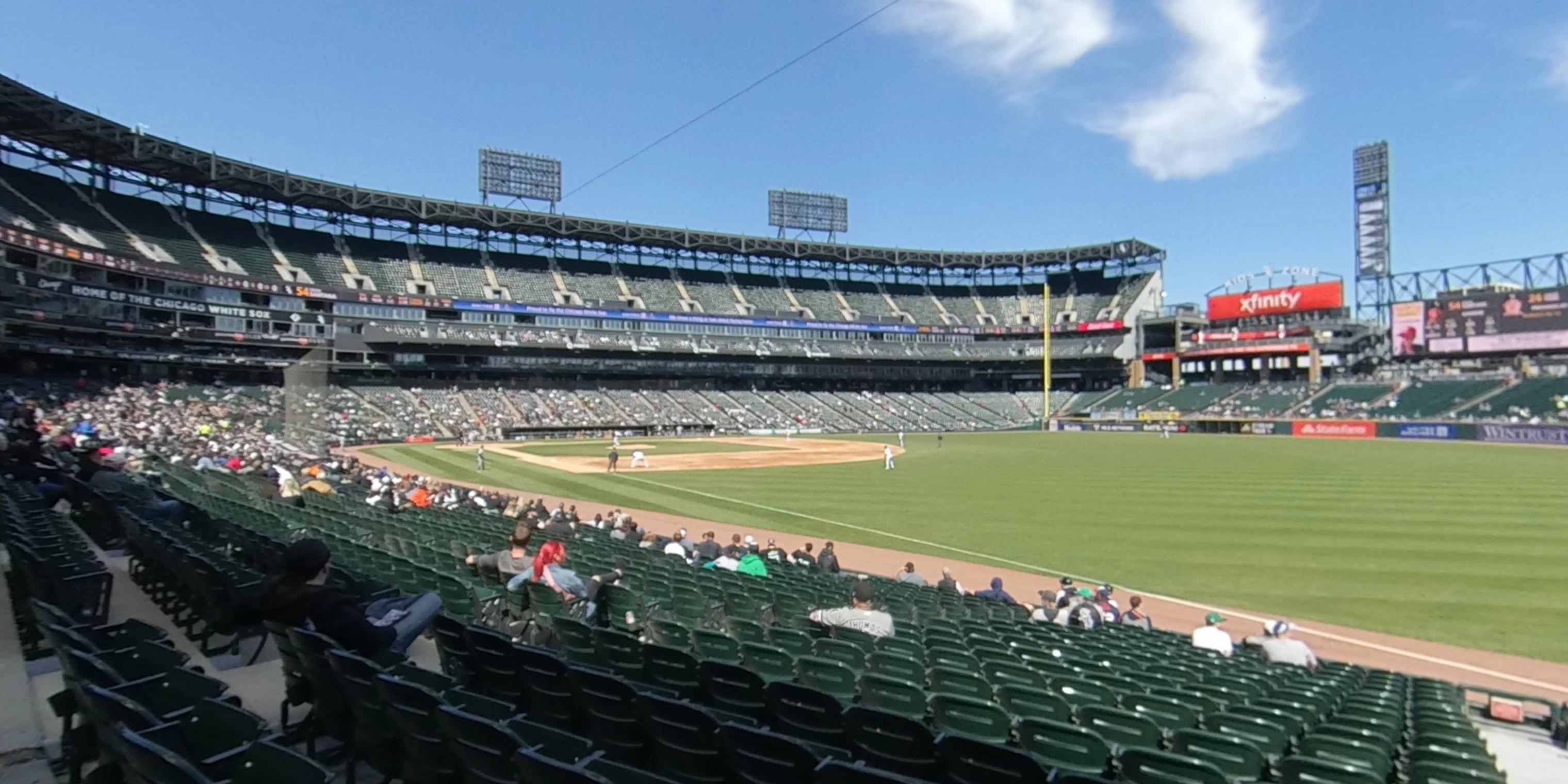section 112 panoramic seat view  - guaranteed rate field