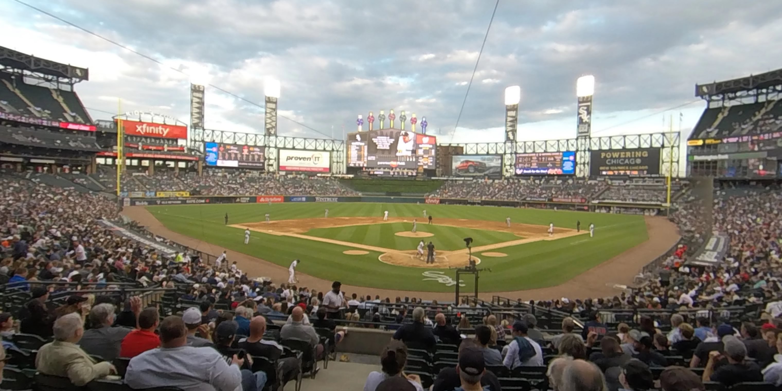 section 132 panoramic seat view  - guaranteed rate field