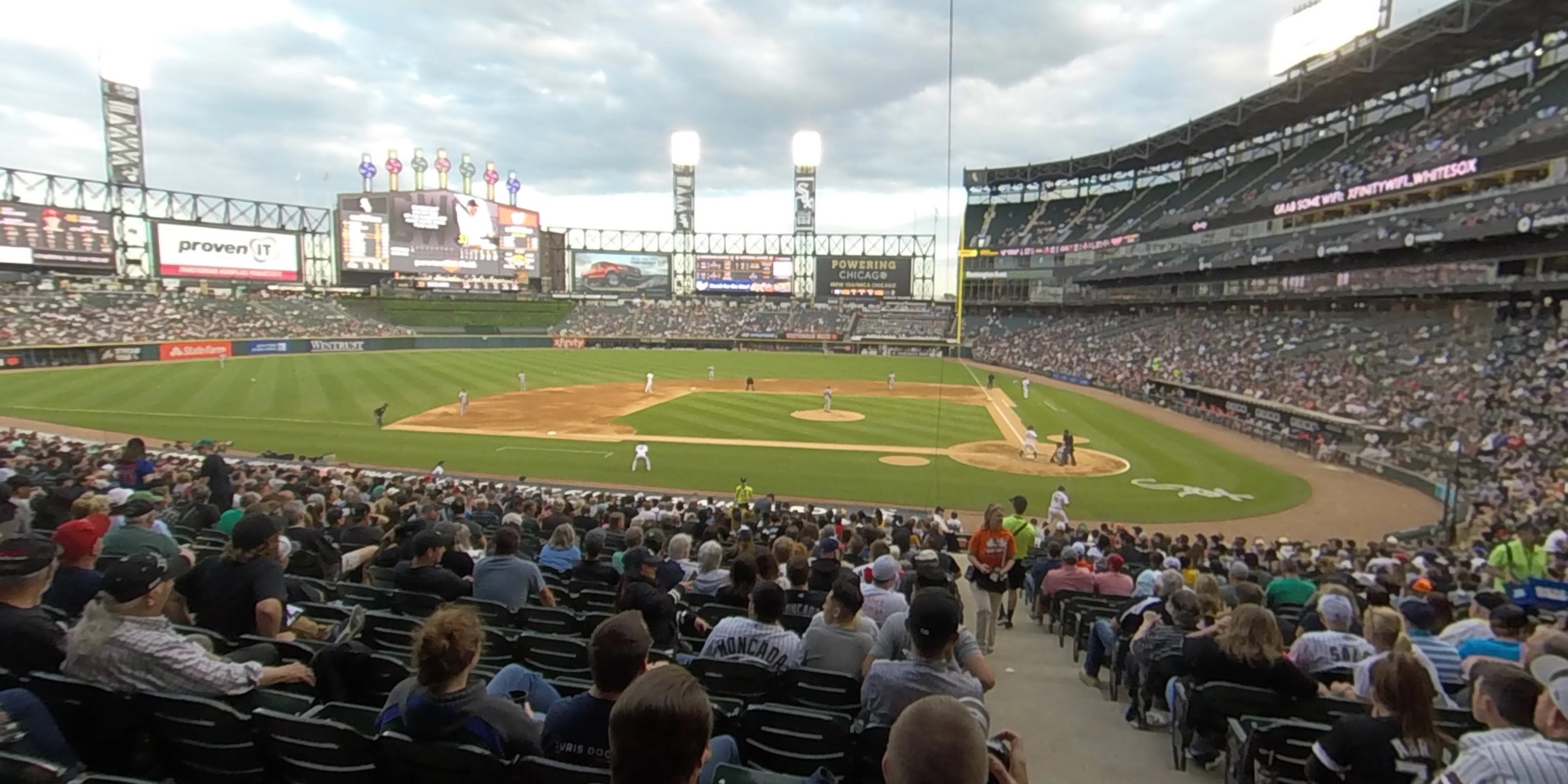 section 136 panoramic seat view  - guaranteed rate field
