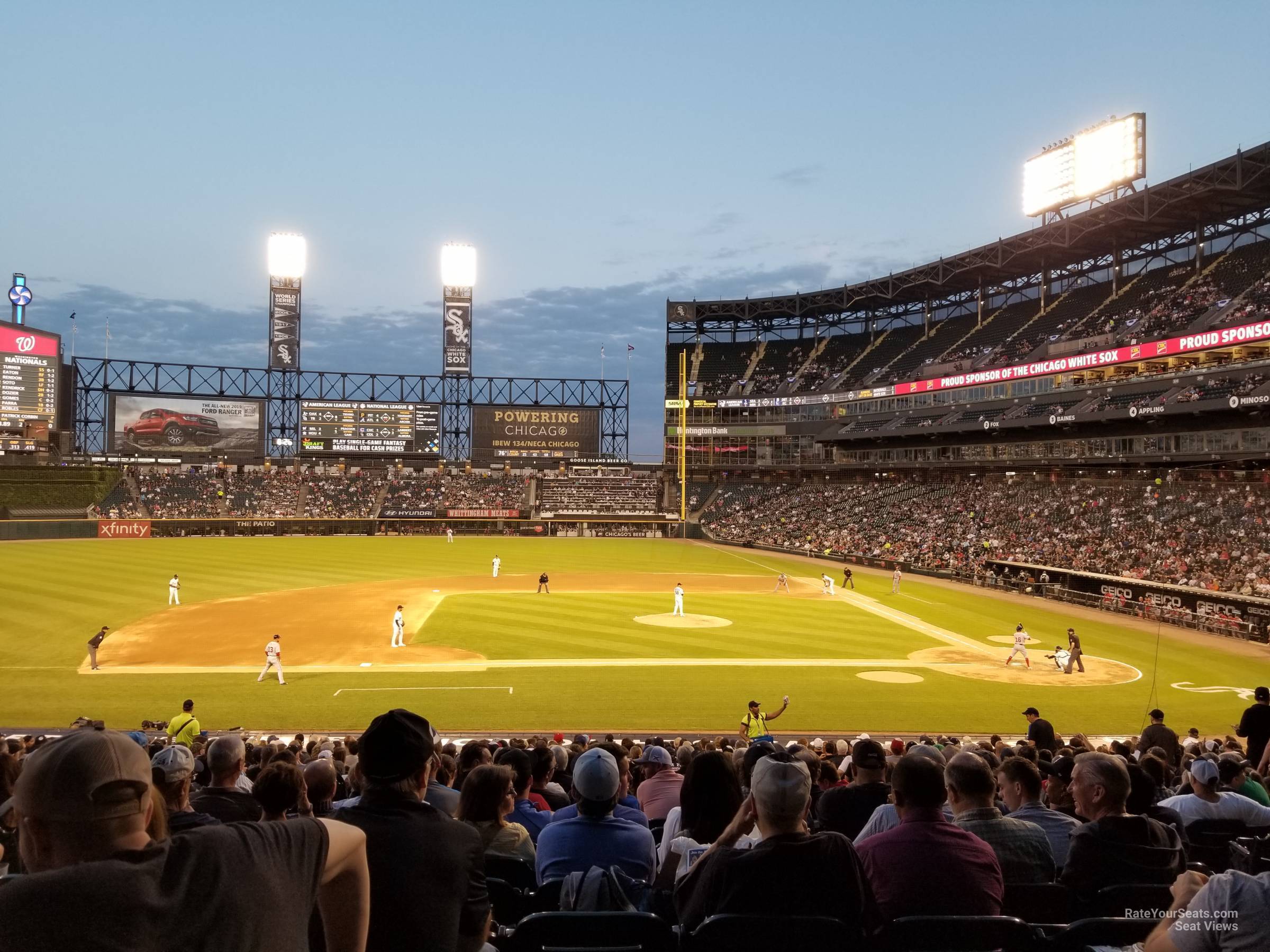 section 139, row 31 seat view  - guaranteed rate field