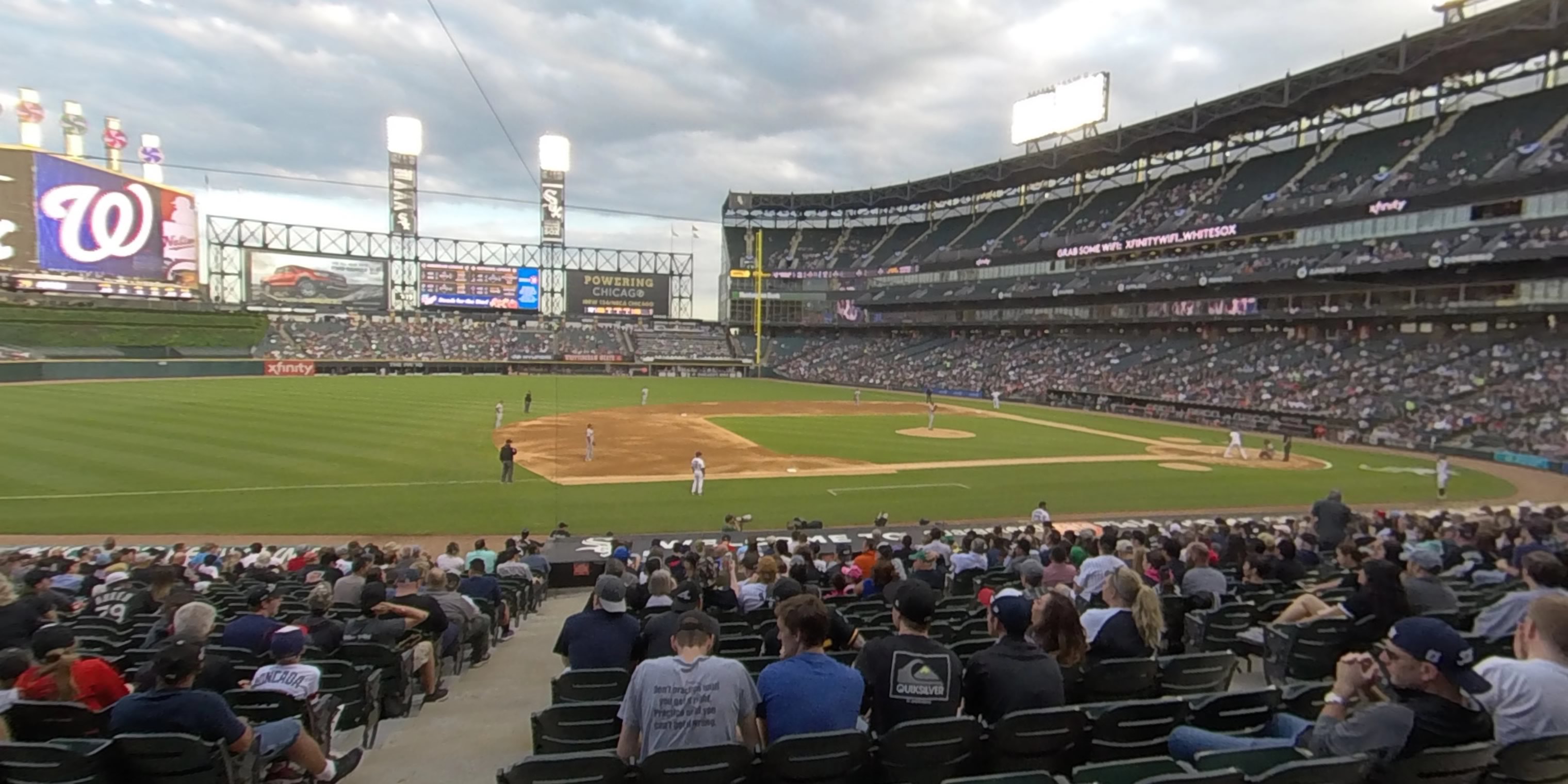 section 142 panoramic seat view  - guaranteed rate field