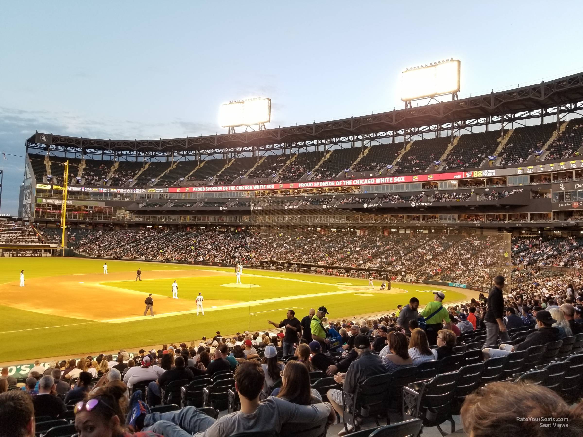 section 145, row 27 seat view  - guaranteed rate field