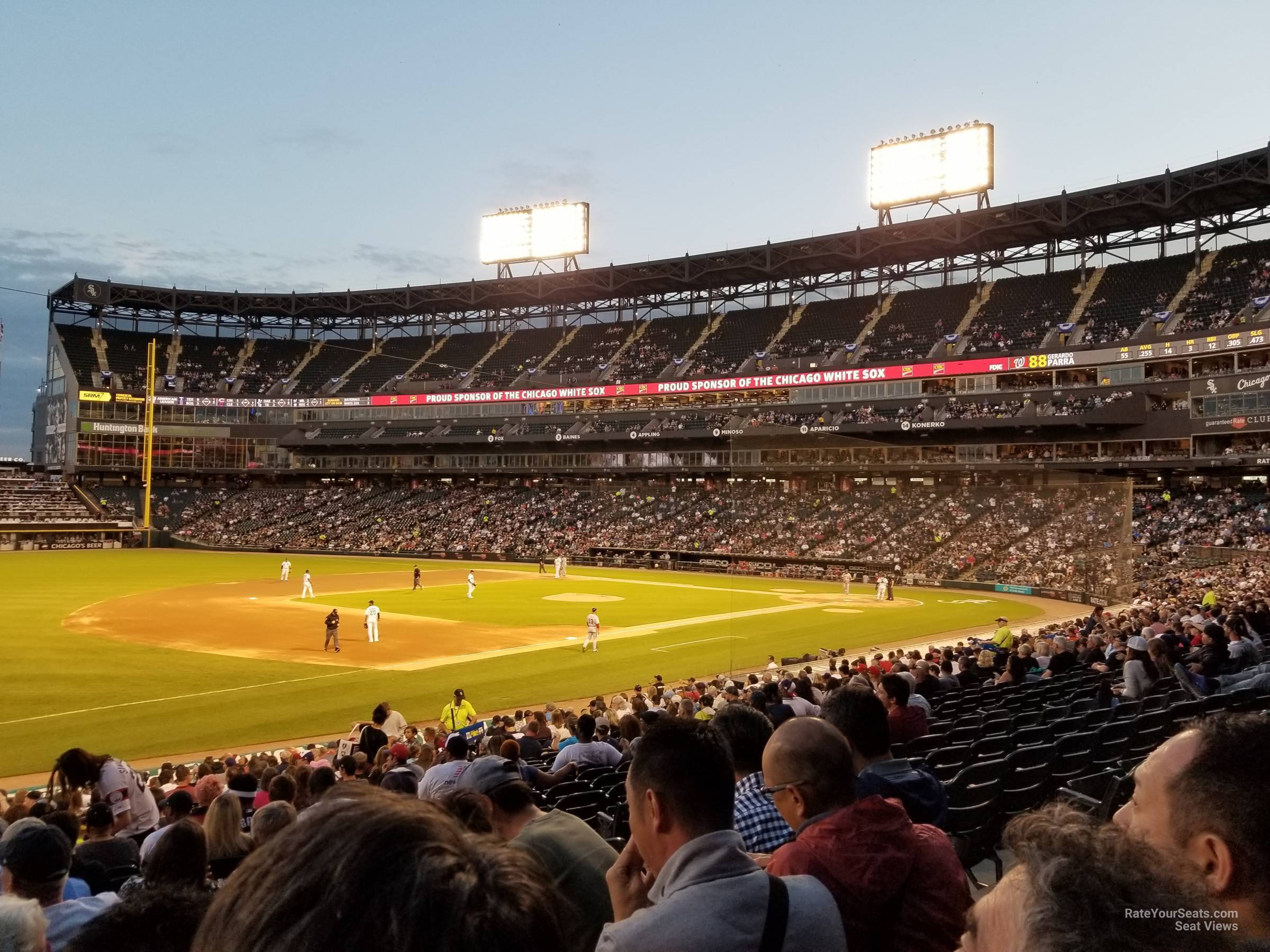 section 146, row 26 seat view  - guaranteed rate field