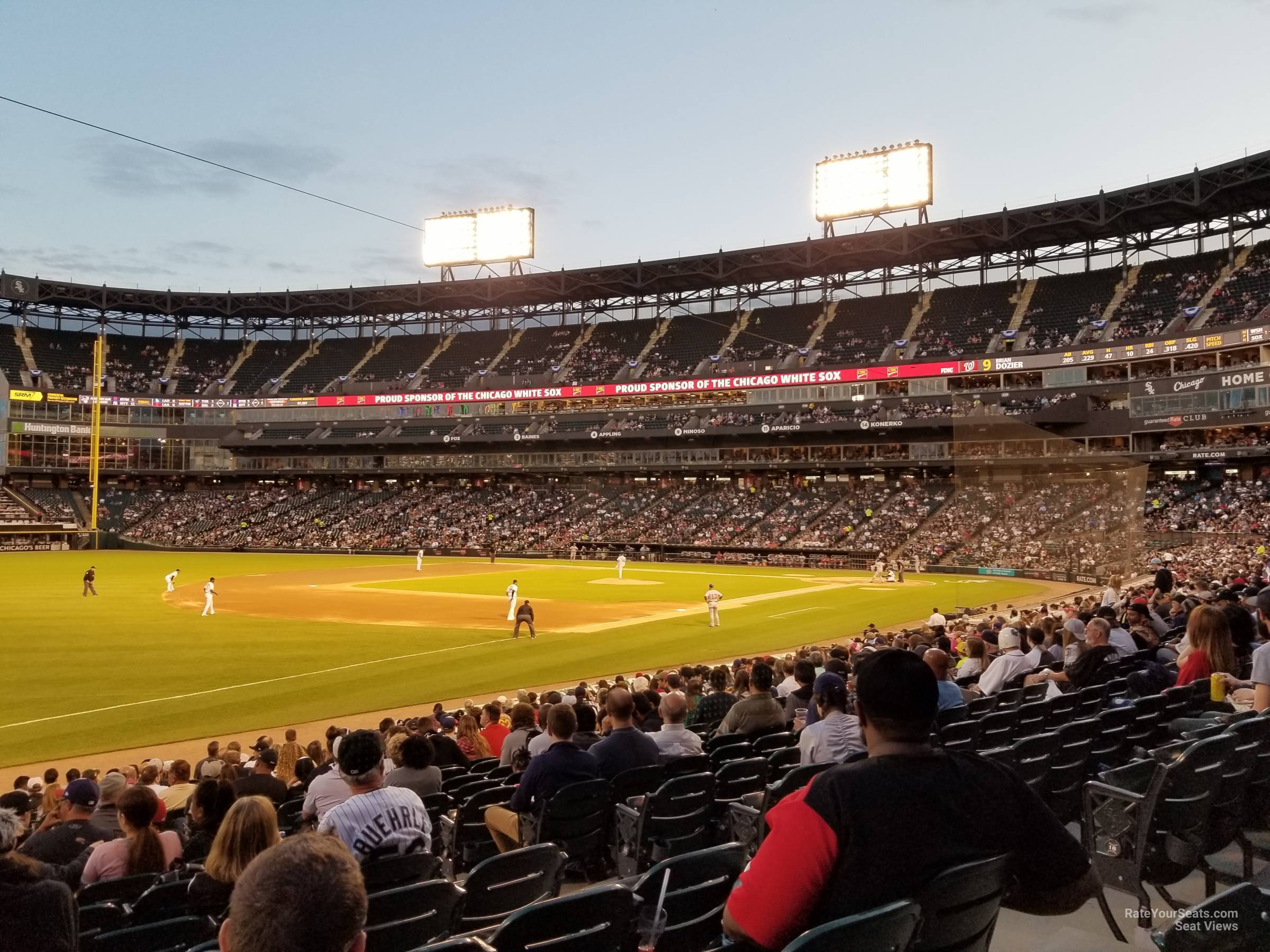 section 148, row 20 seat view  - guaranteed rate field