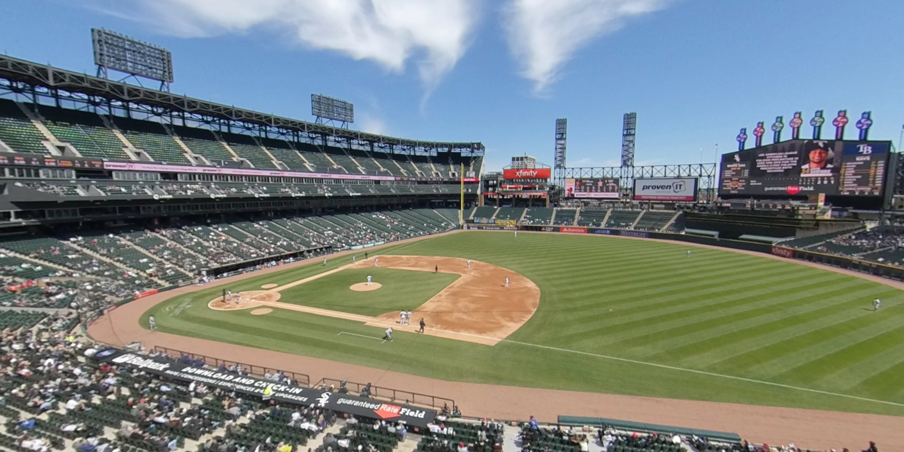 section 320 panoramic seat view  - guaranteed rate field
