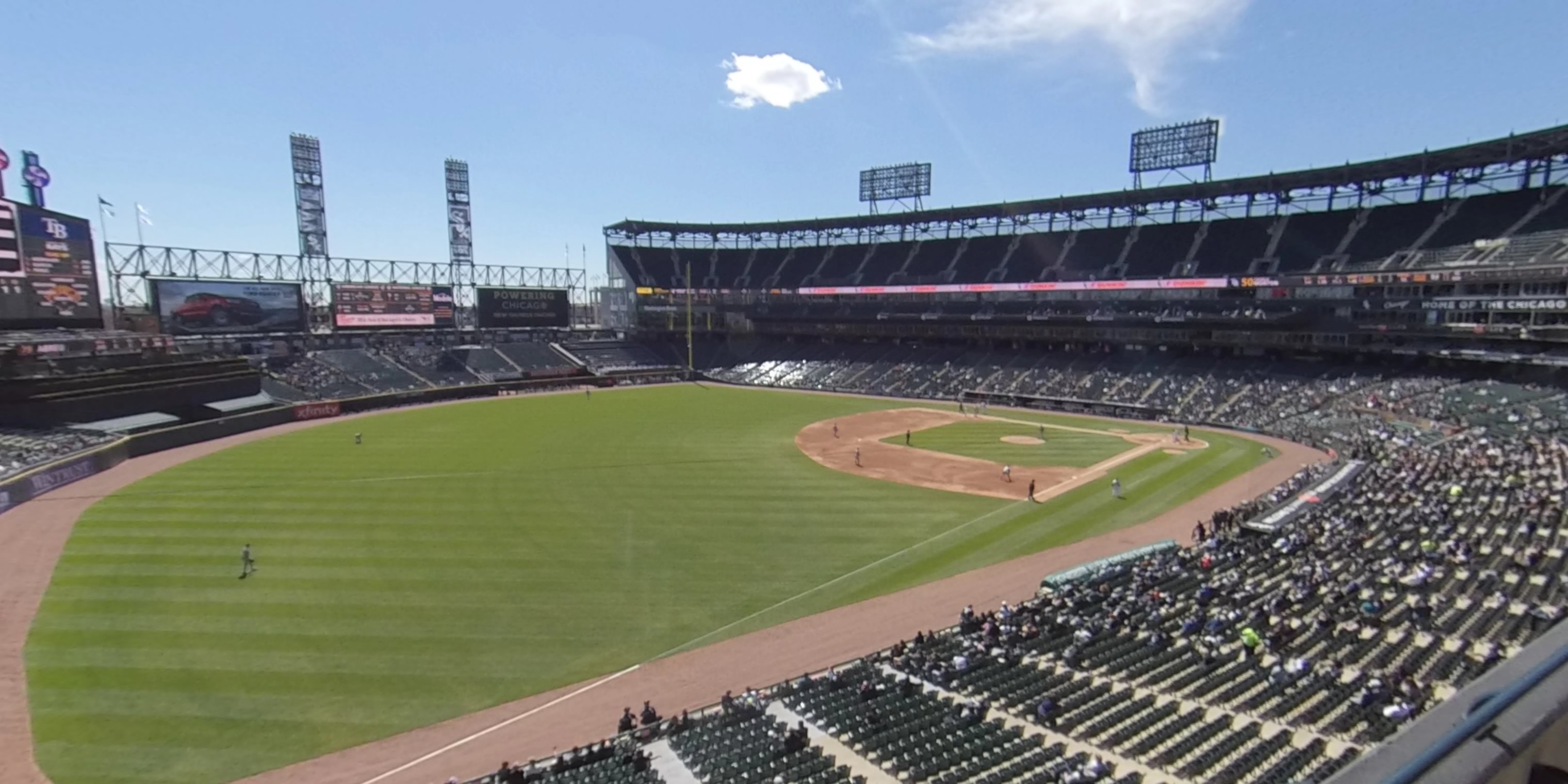 section 350 panoramic seat view  - guaranteed rate field