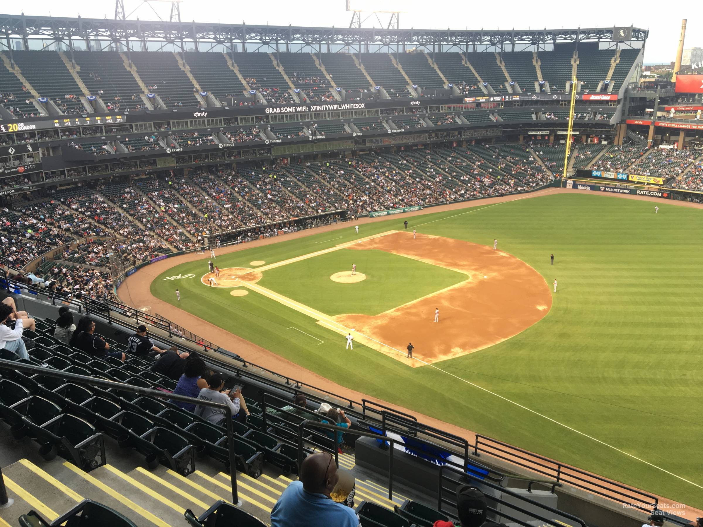 section 516, row 12 seat view  - guaranteed rate field