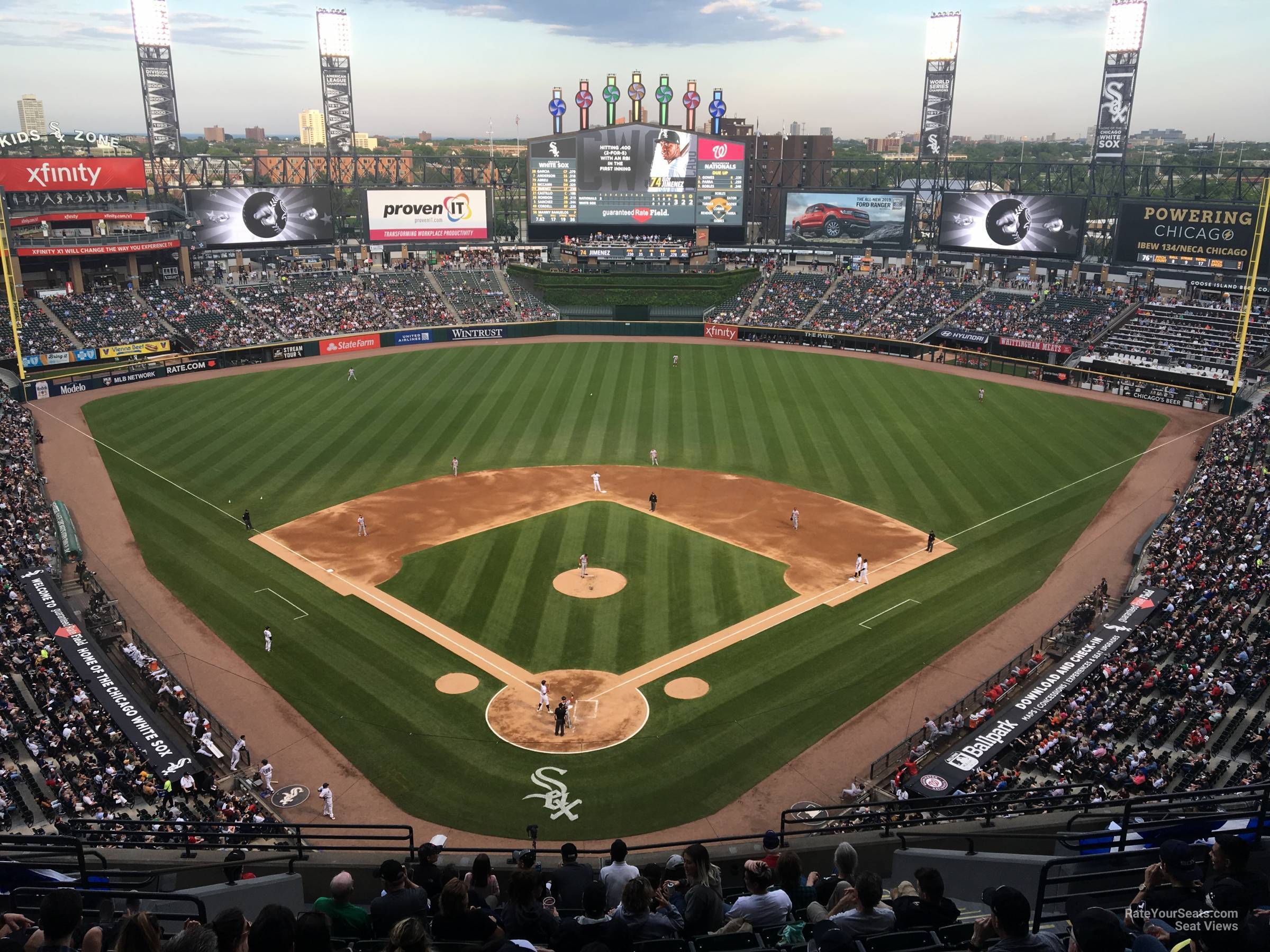 section 531, row 12 seat view  - guaranteed rate field