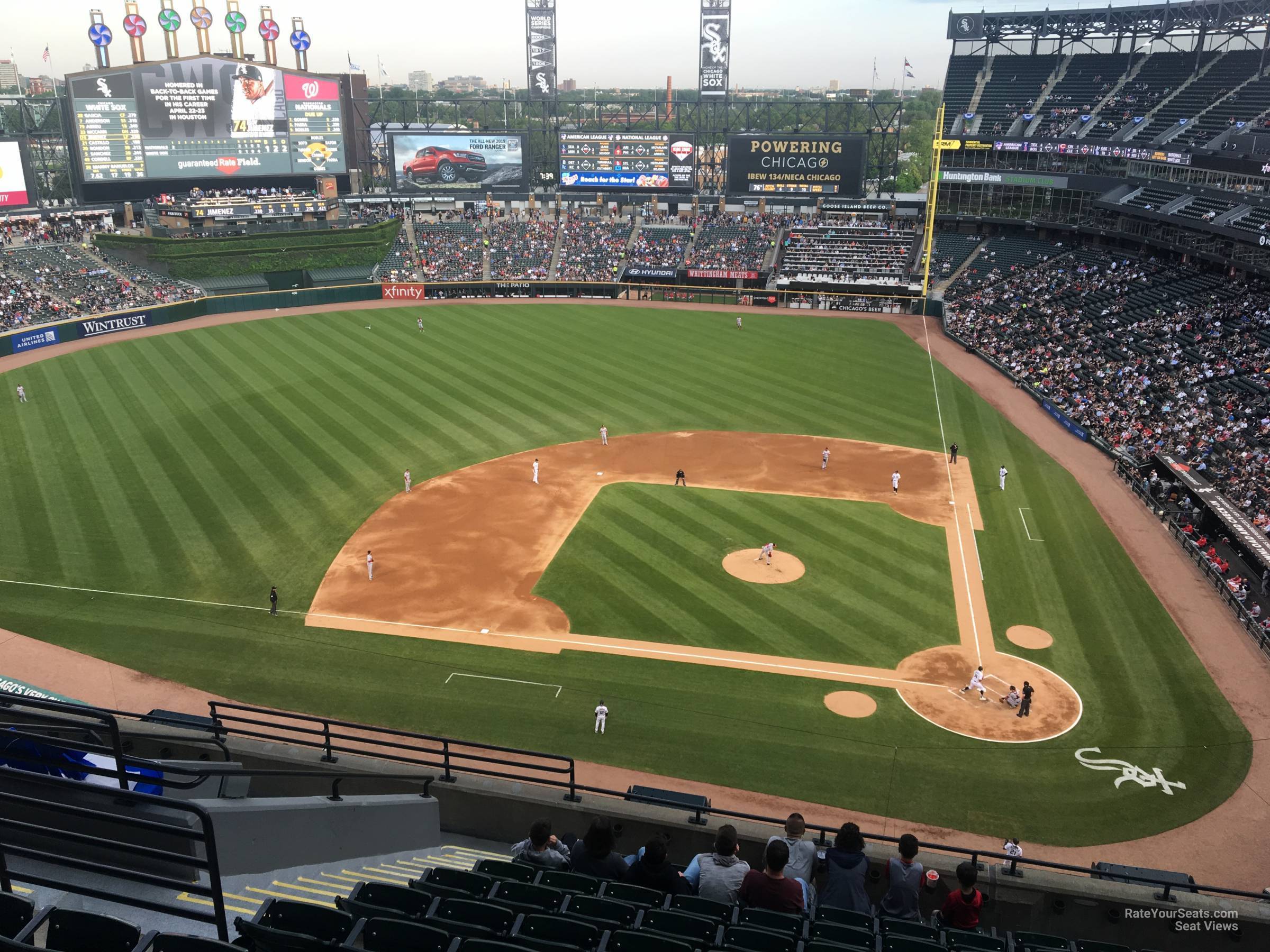 section 537, row 12 seat view  - guaranteed rate field