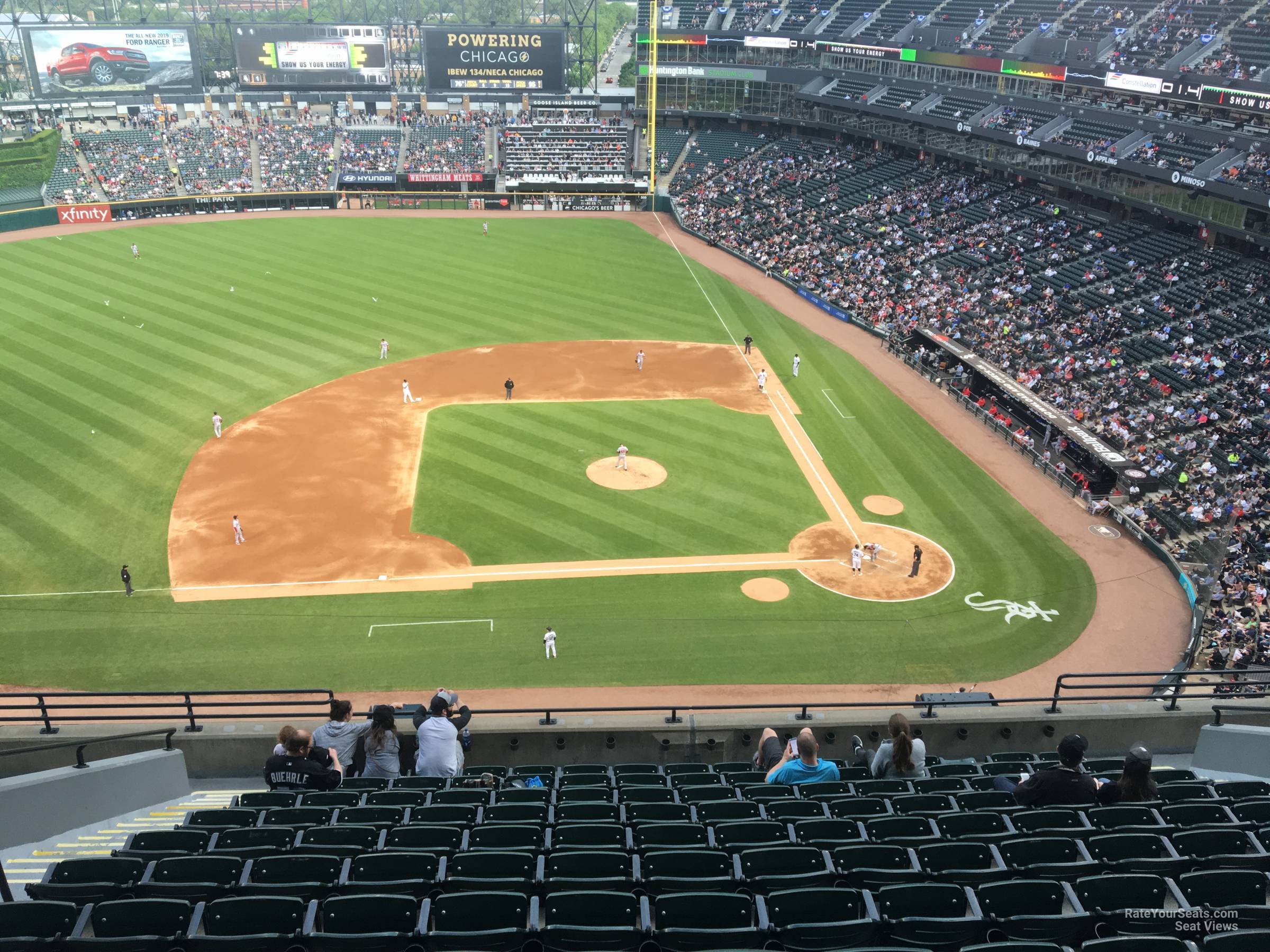 section 538, row 12 seat view  - guaranteed rate field