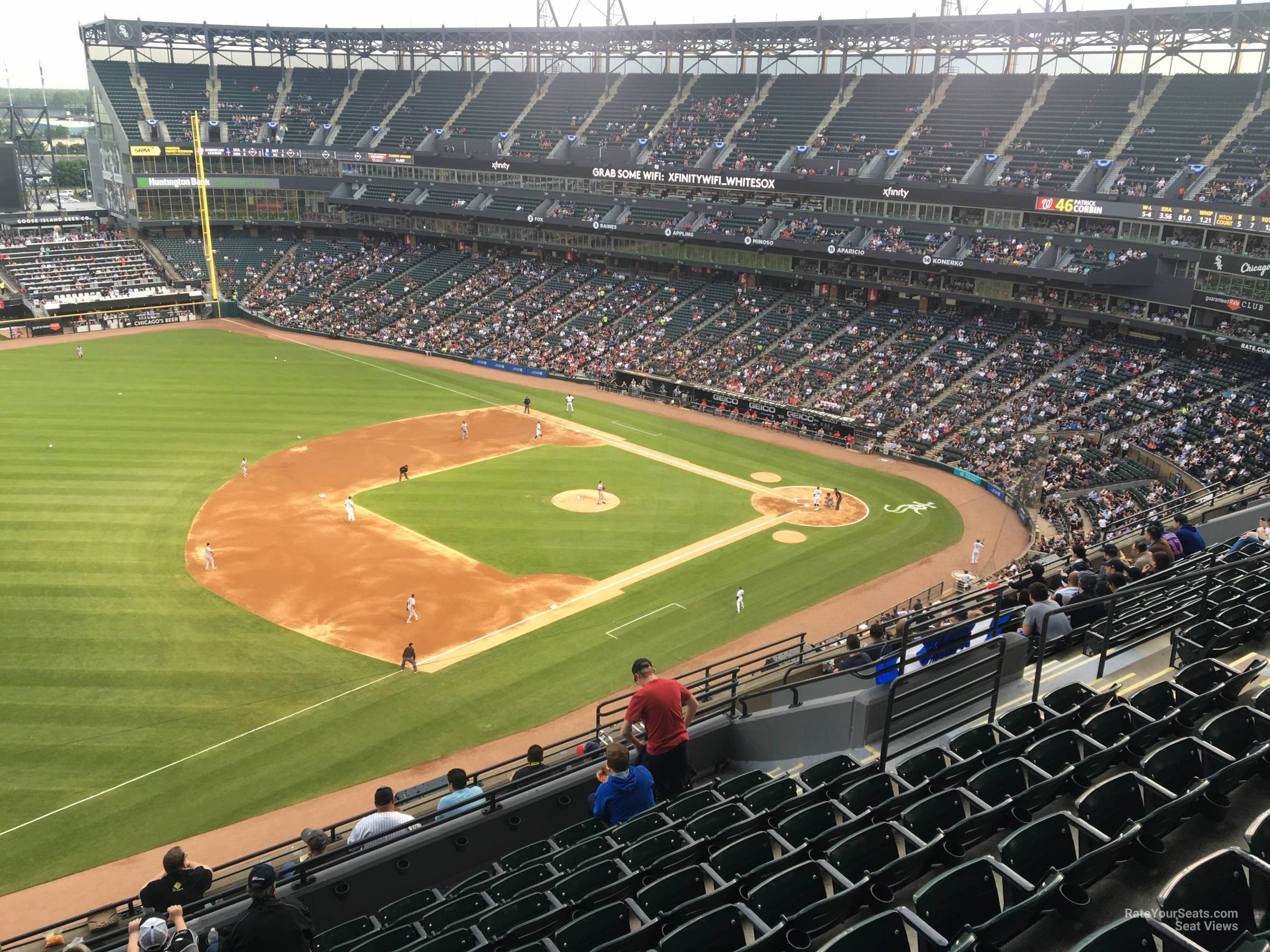 section 546, row 12 seat view  - guaranteed rate field