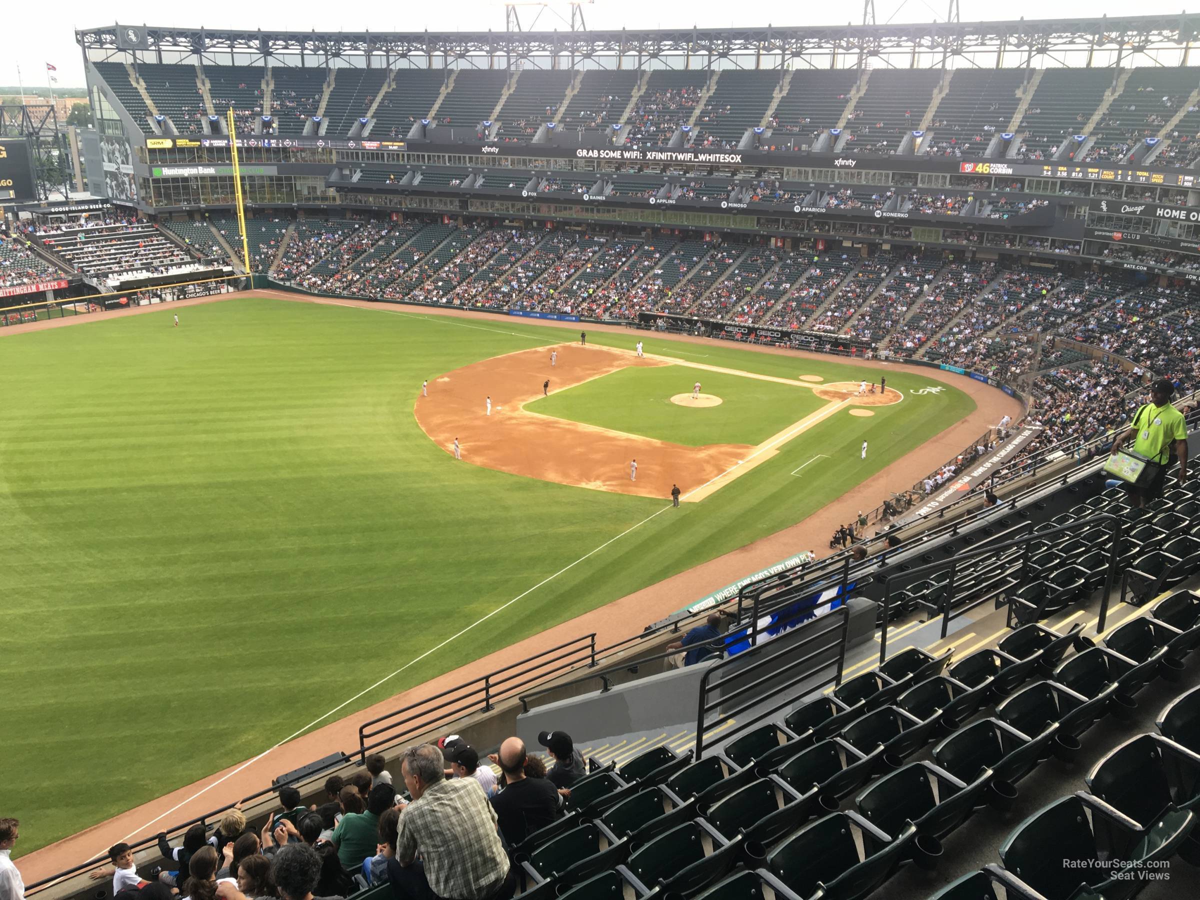 section 552, row 12 seat view  - guaranteed rate field