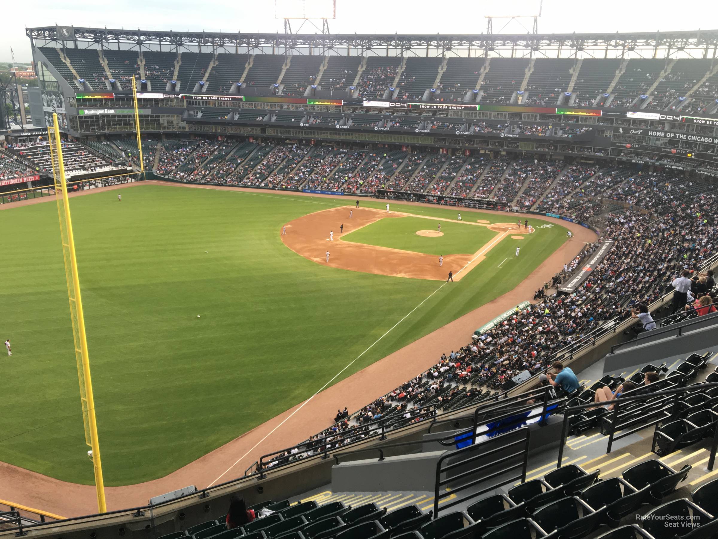 section 555, row 12 seat view  - guaranteed rate field