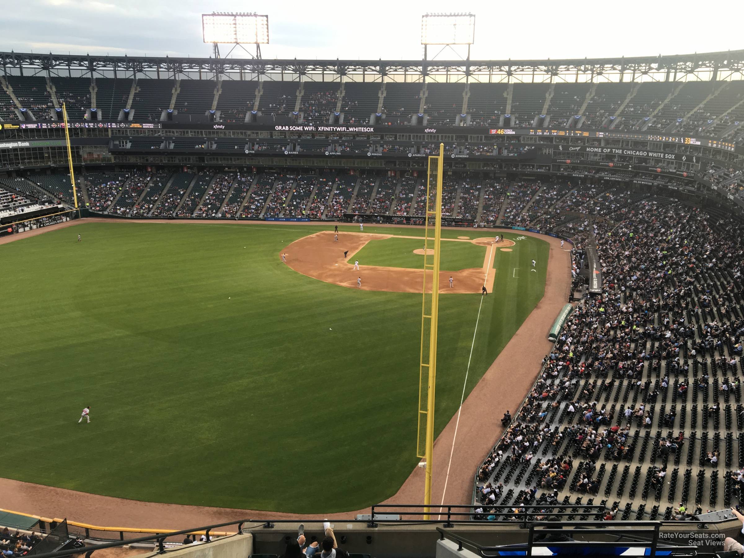 section 558, row 12 seat view  - guaranteed rate field