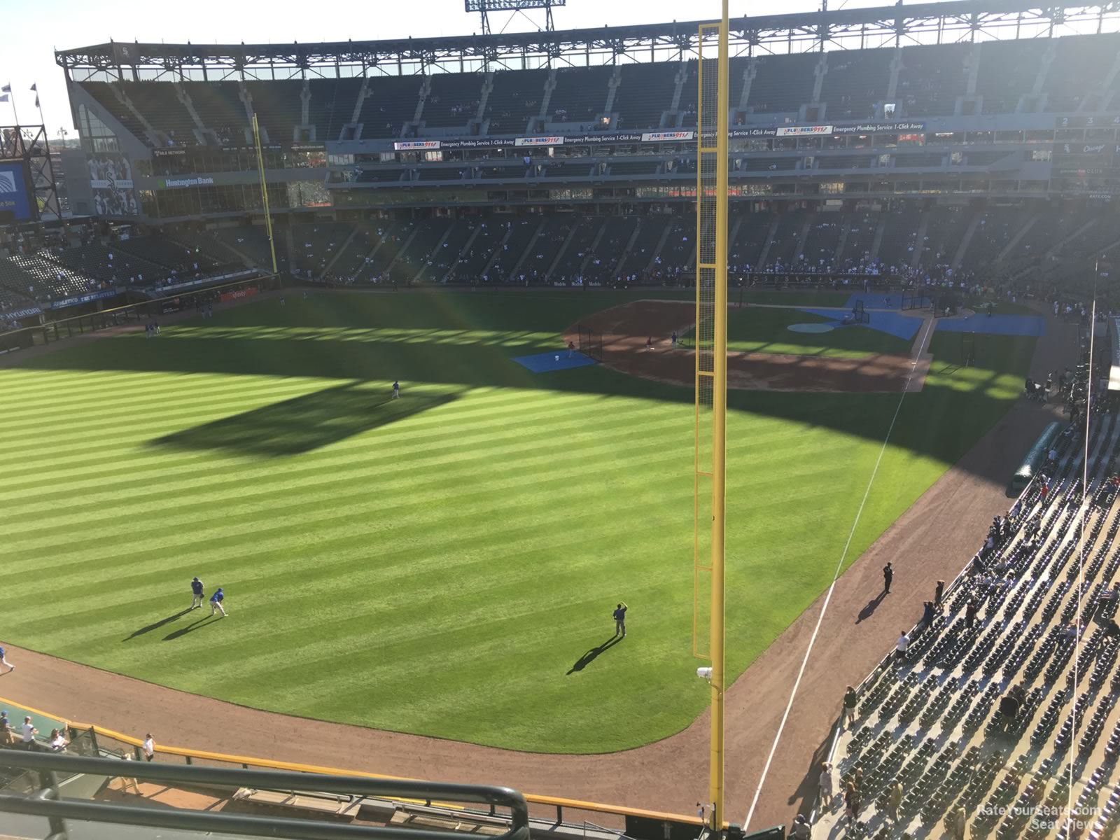 section 557, row 2 seat view - rate field