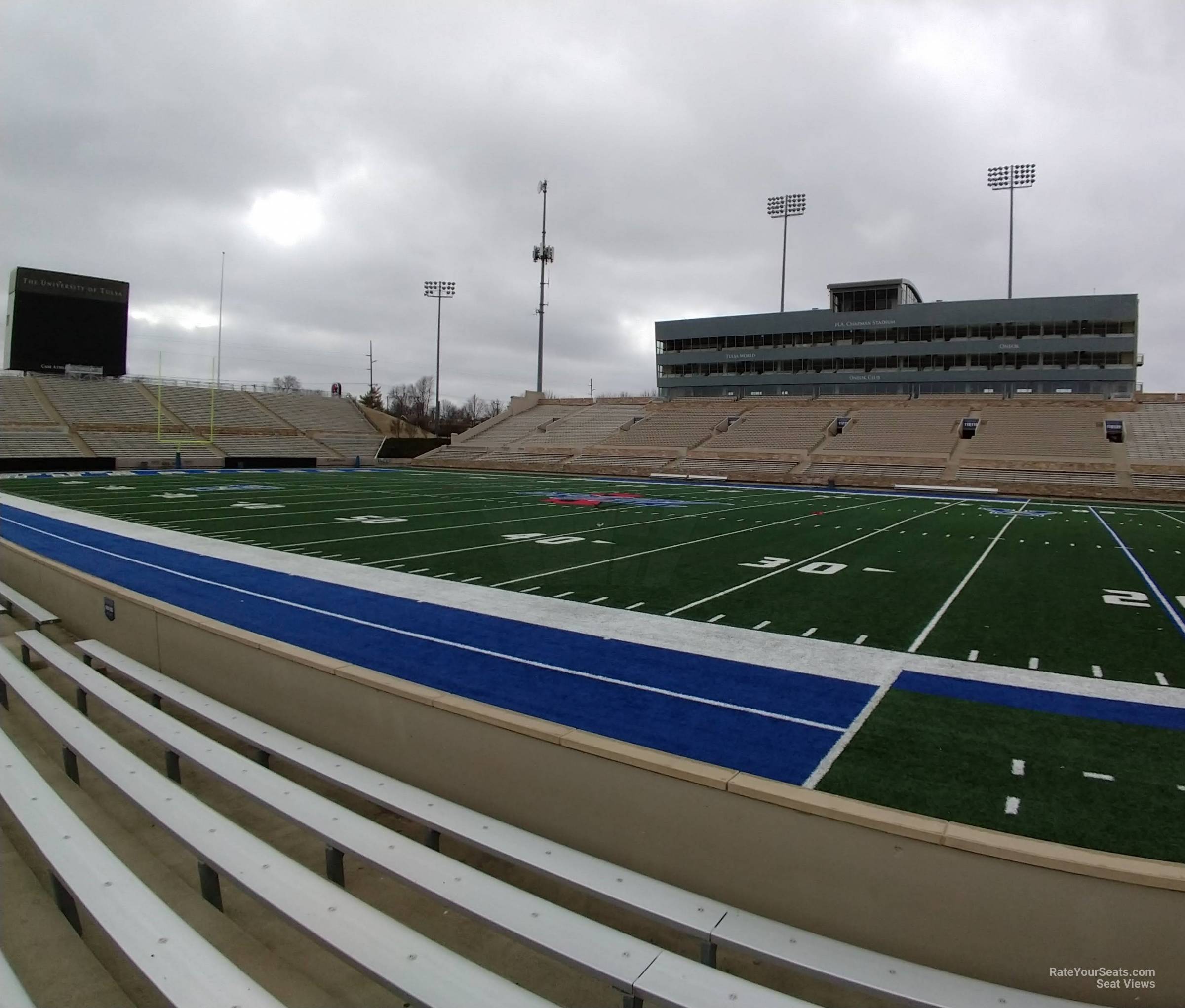 section 103, row 5 seat view  - h.a. chapman stadium