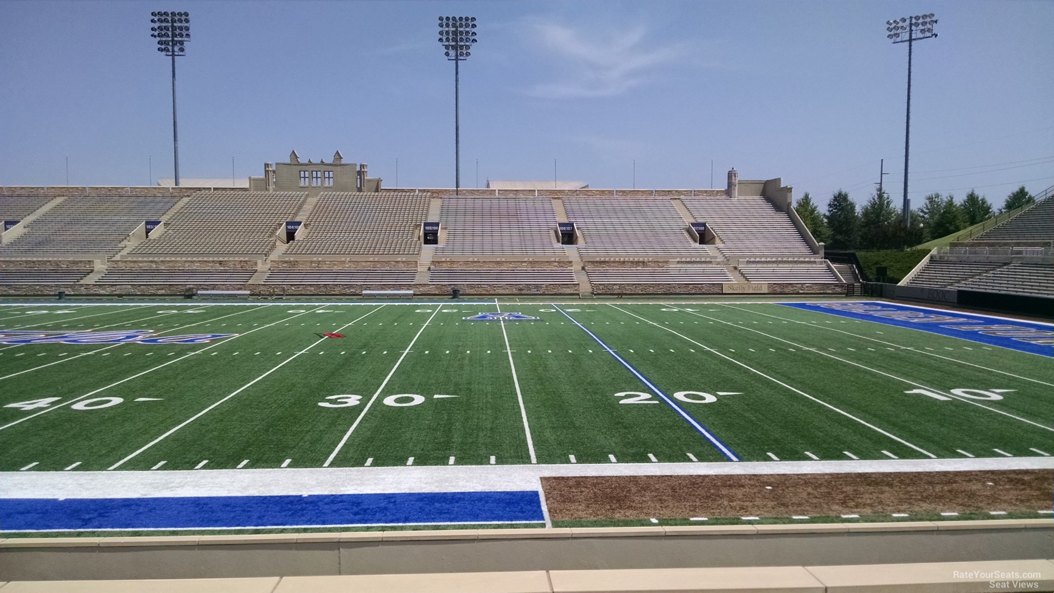 section 116, row 15 seat view  - h.a. chapman stadium