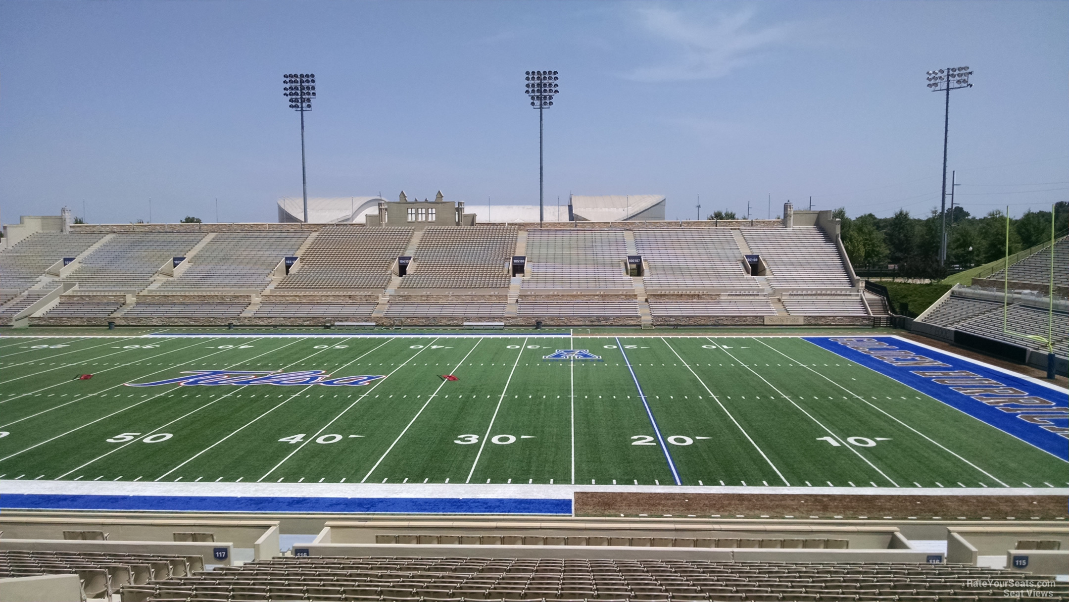 Section 116 at H.A. Chapman Stadium - RateYourSeats.com