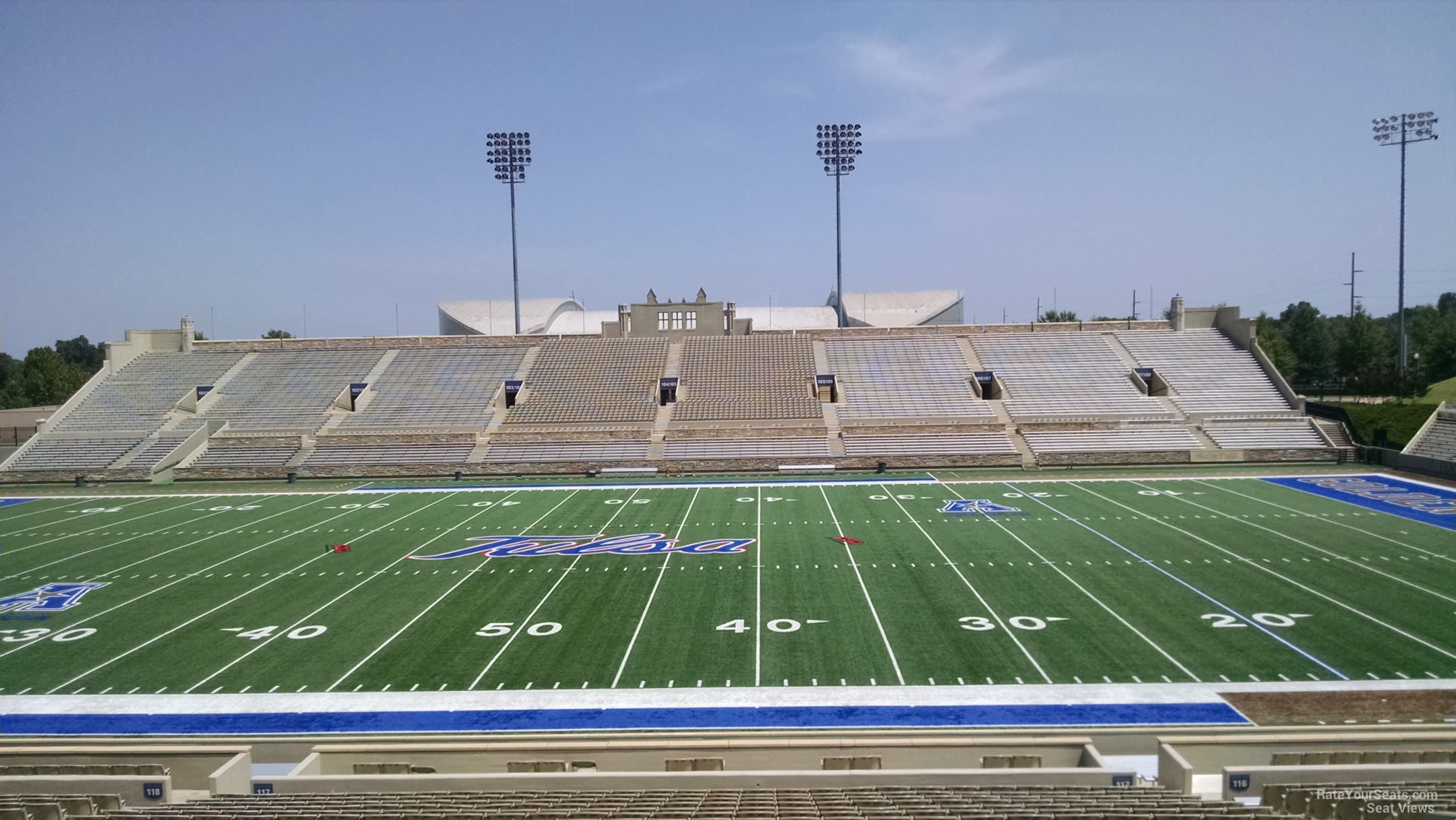 Section 117 at H.A. Chapman Stadium - RateYourSeats.com